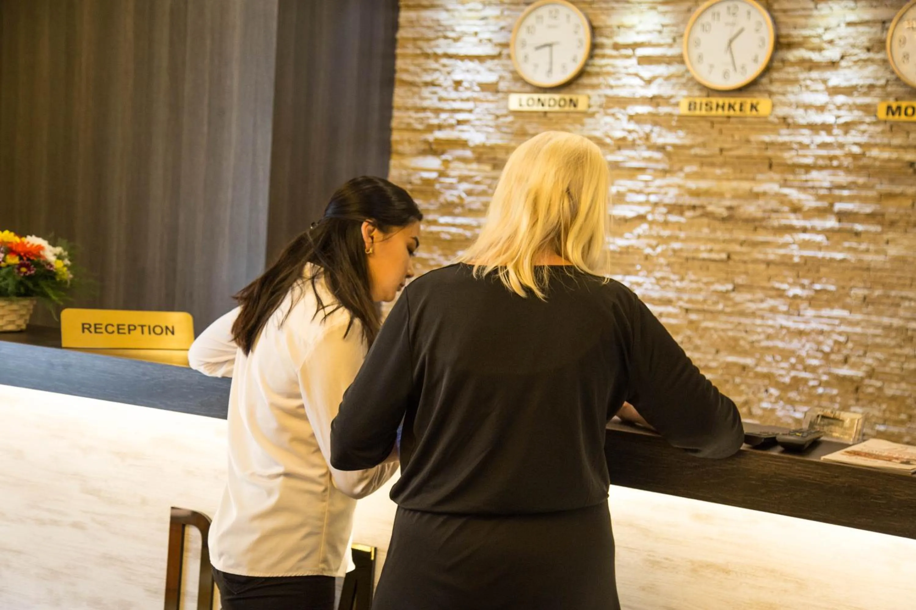 Staff in De'Mar Hotel