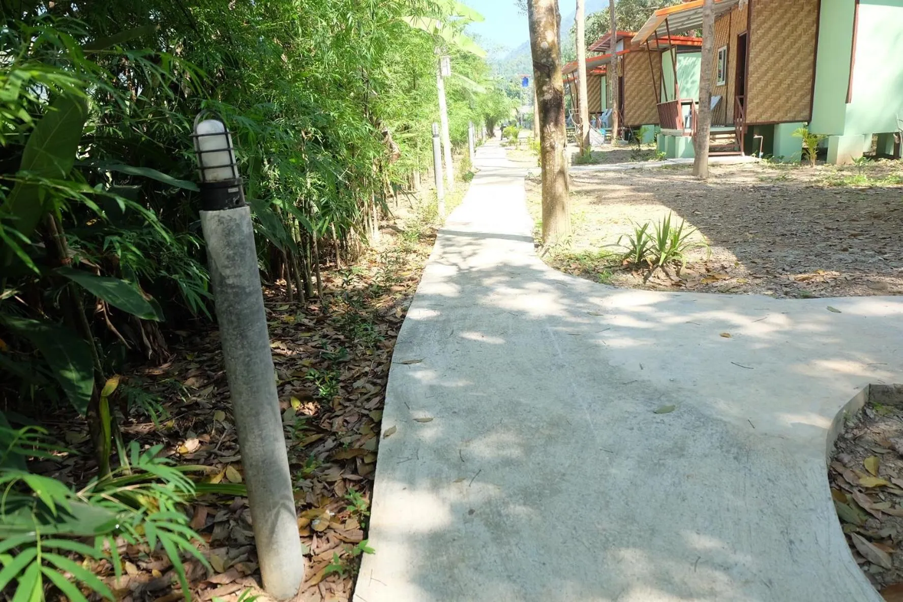 On site in Khaosok Bamboo Huts Resort