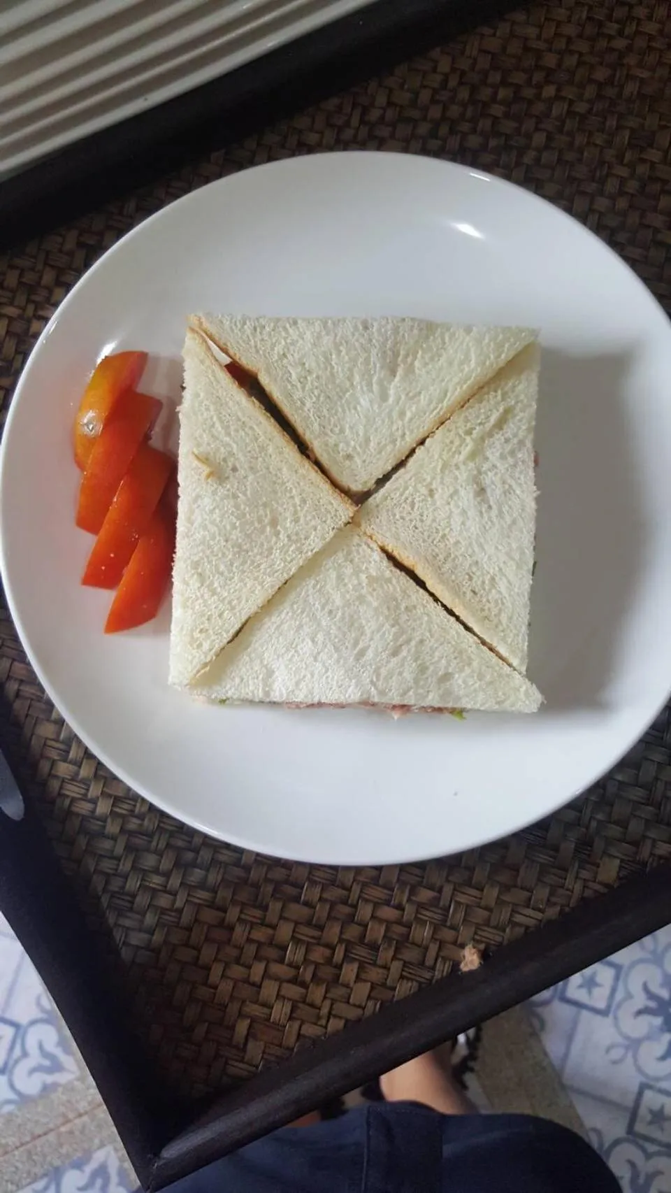 American breakfast in Khaosok Bamboo Huts Resort