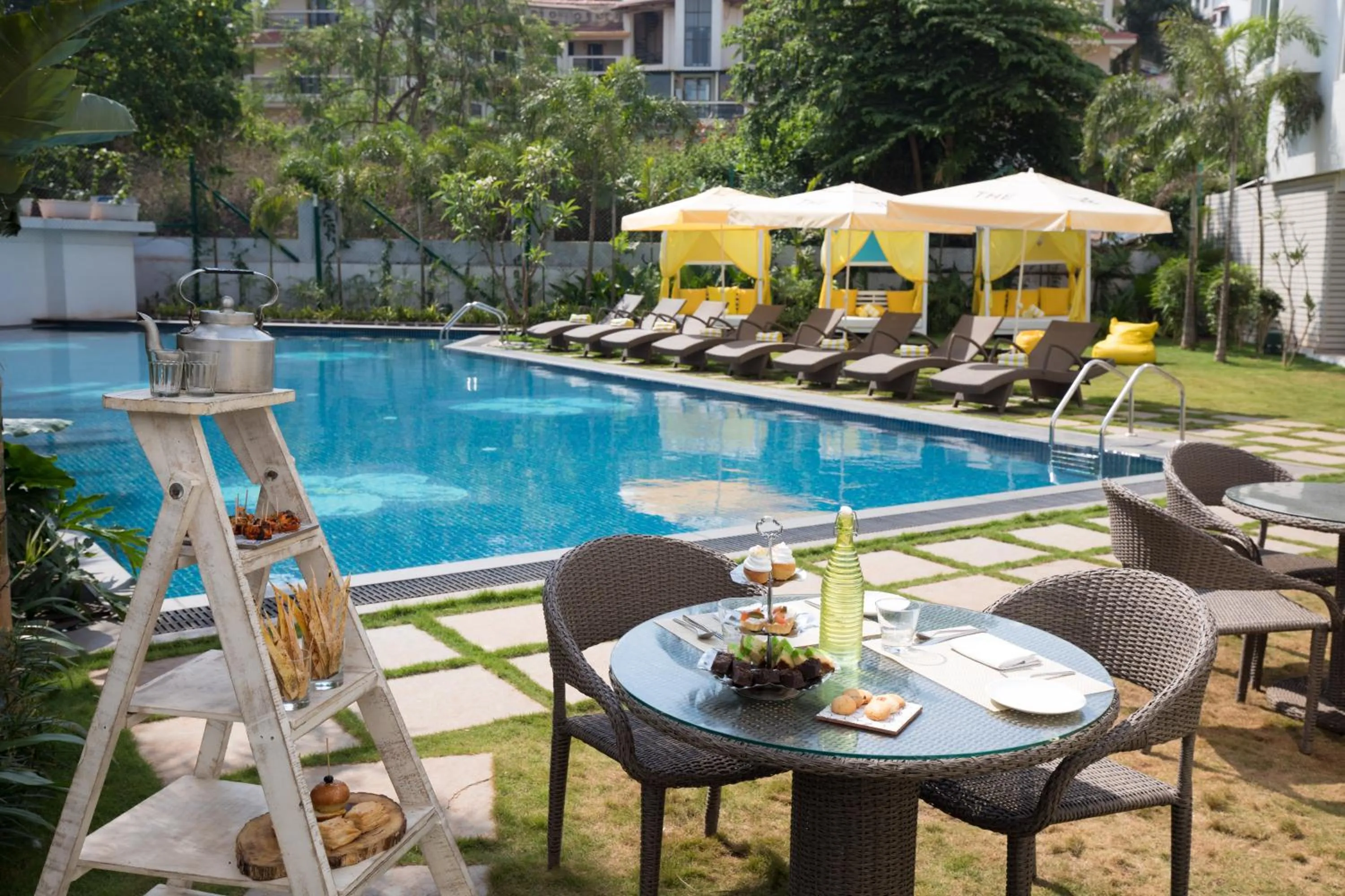 Pool view in The Park Baga River Goa - Adults only Property