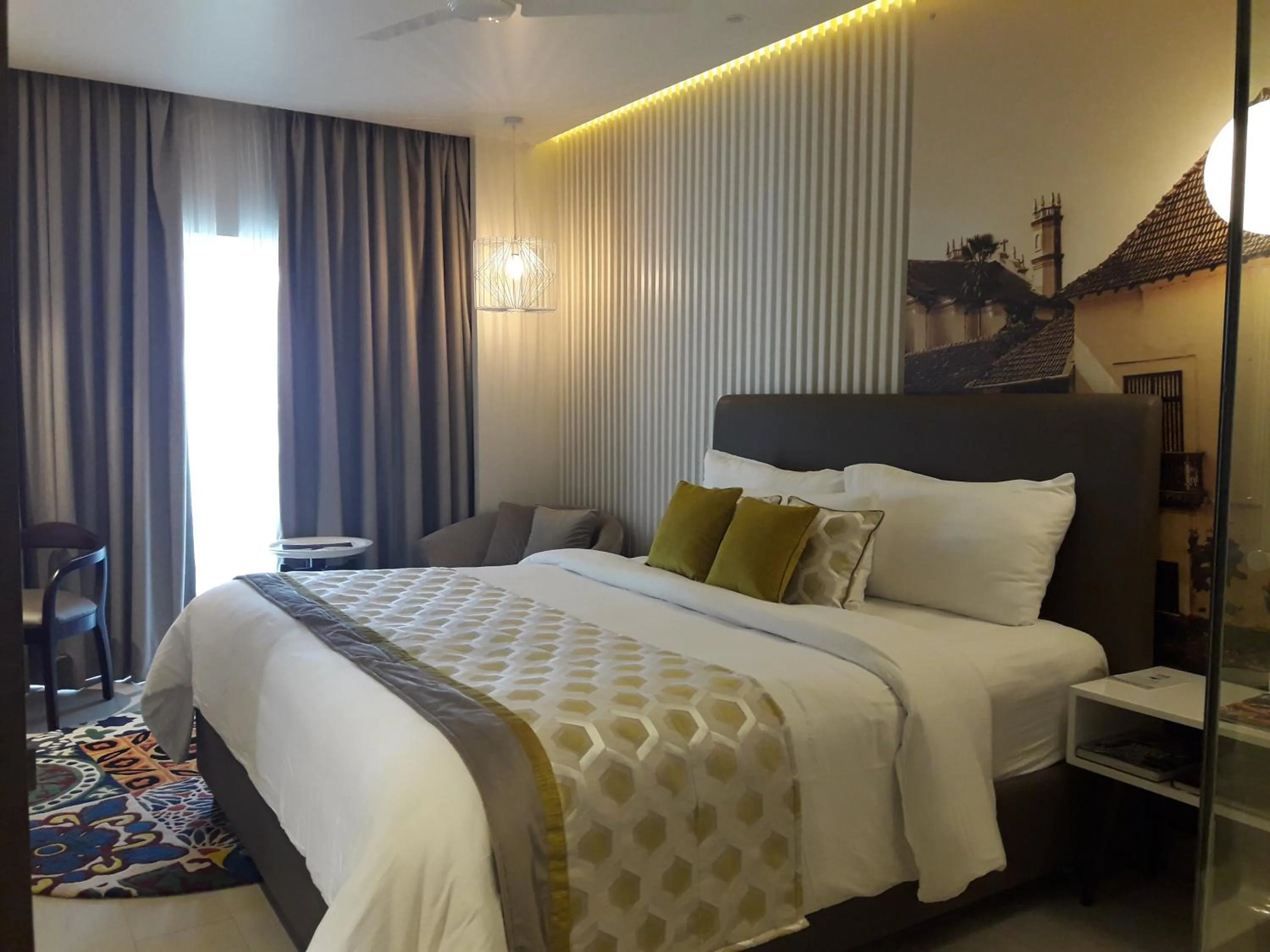 Bedroom, Bed in The Park Baga River Goa - Adults only Property