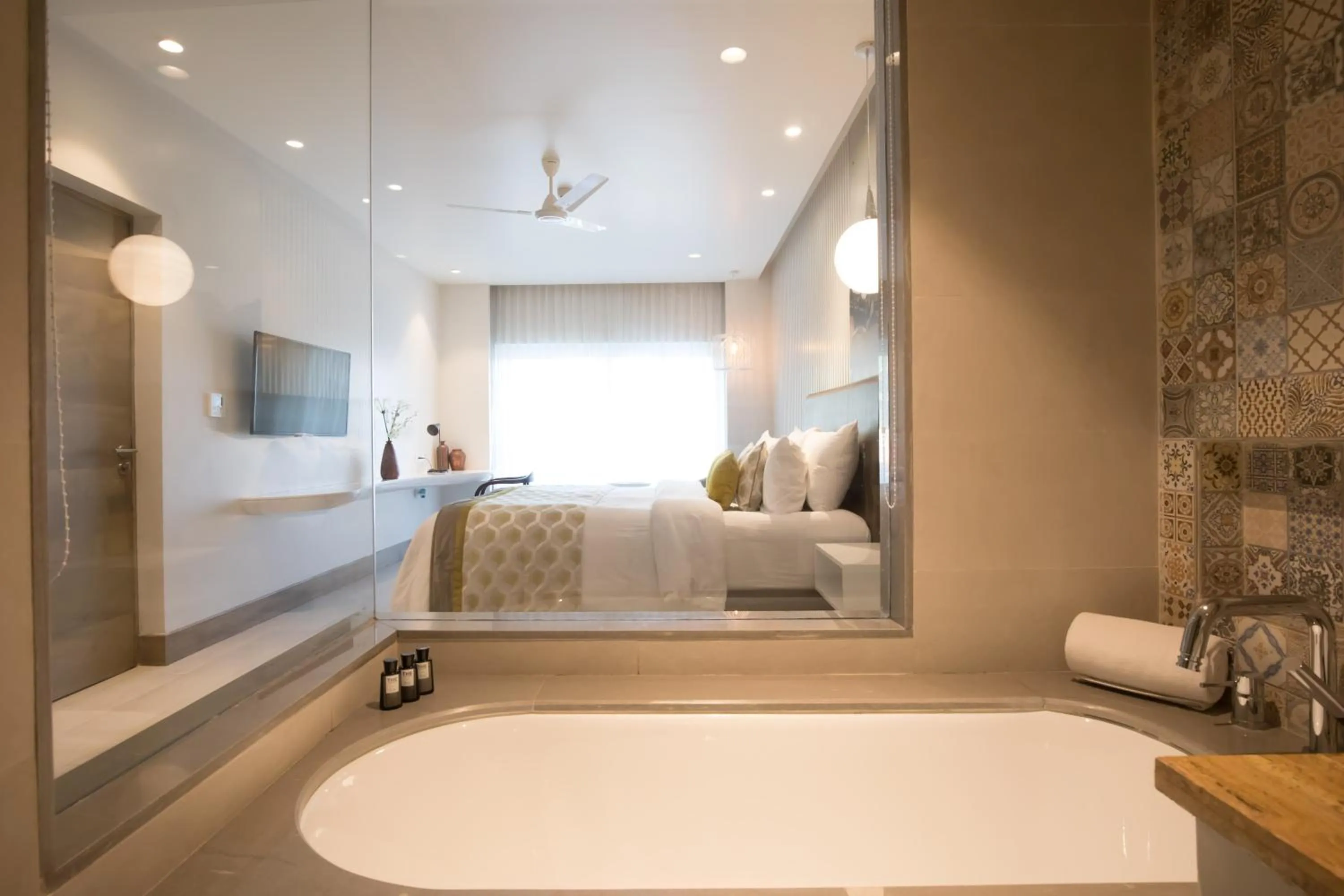 Bedroom, Bed in The Park Baga River Goa - Adults only Property