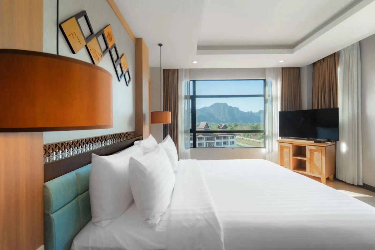 Bedroom, Bed in Amari Vang Vieng