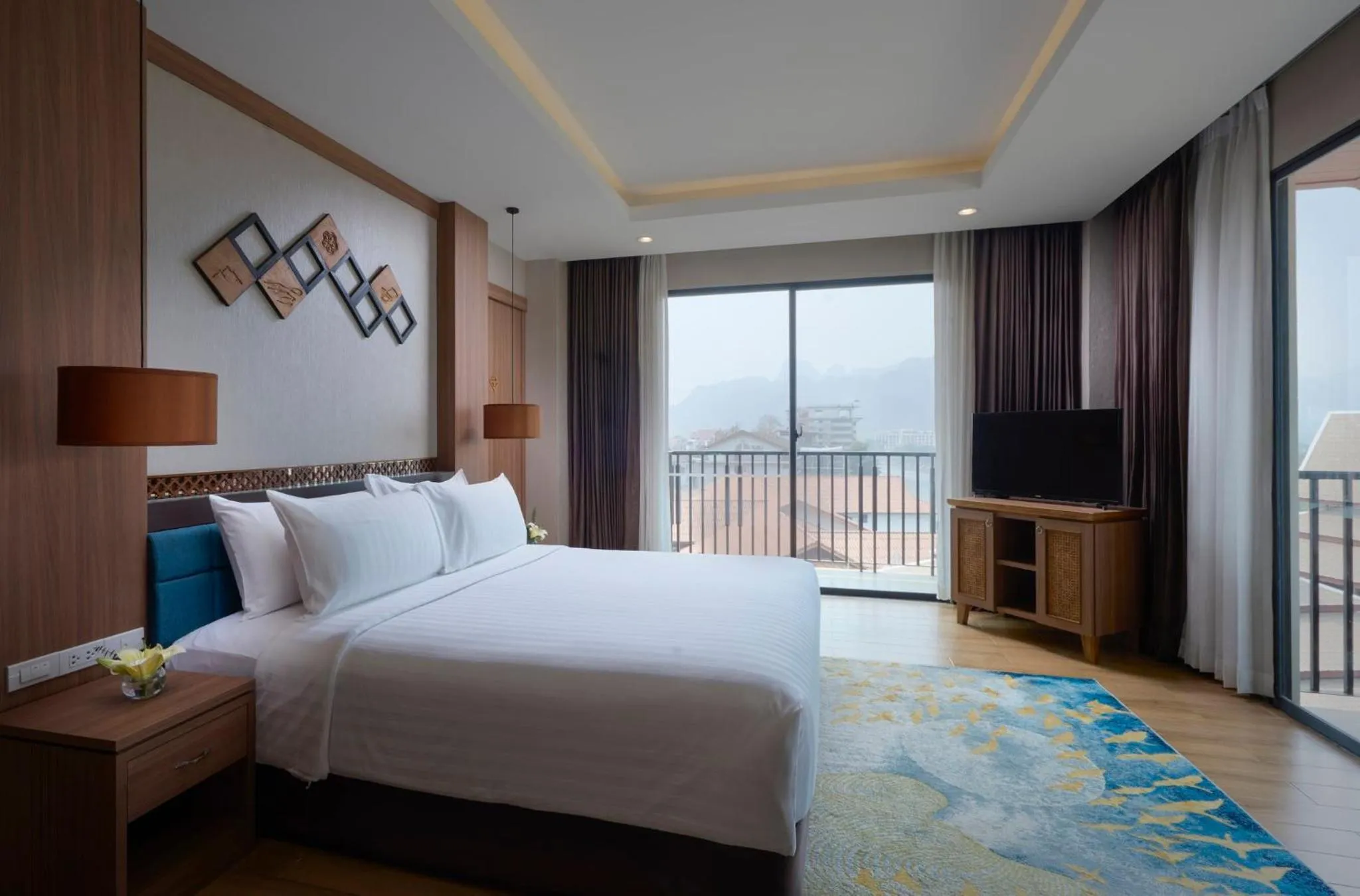 Photo of the whole room, Bed in Amari Vang Vieng