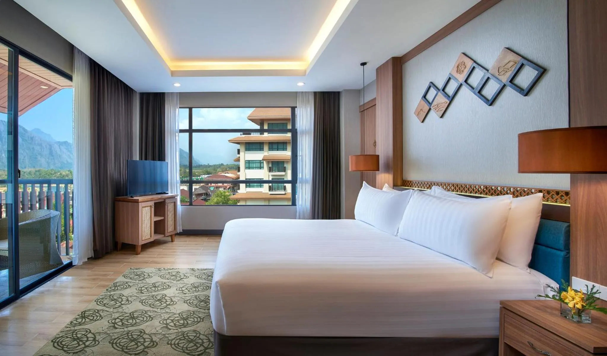 Photo of the whole room, Bed in Amari Vang Vieng