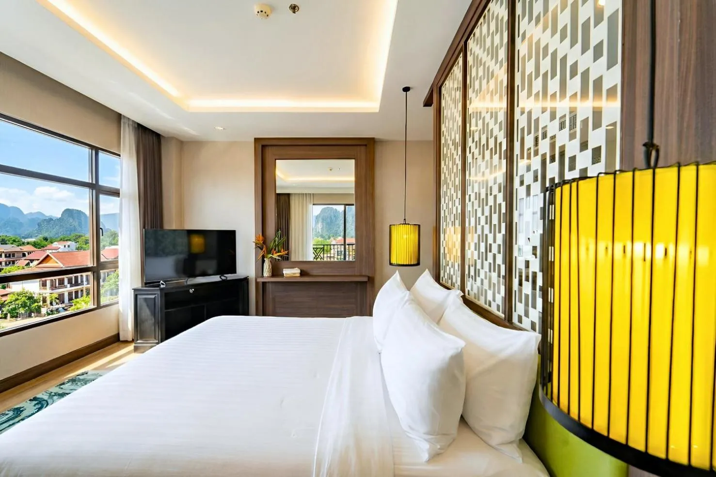 Bedroom, Bed in Amari Vang Vieng