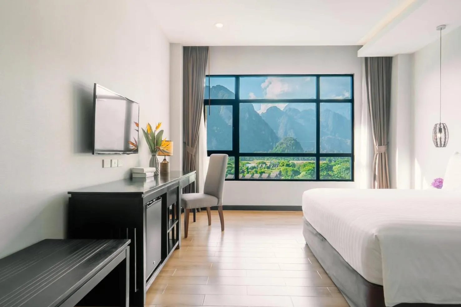 Bedroom, Bed in Amari Vang Vieng