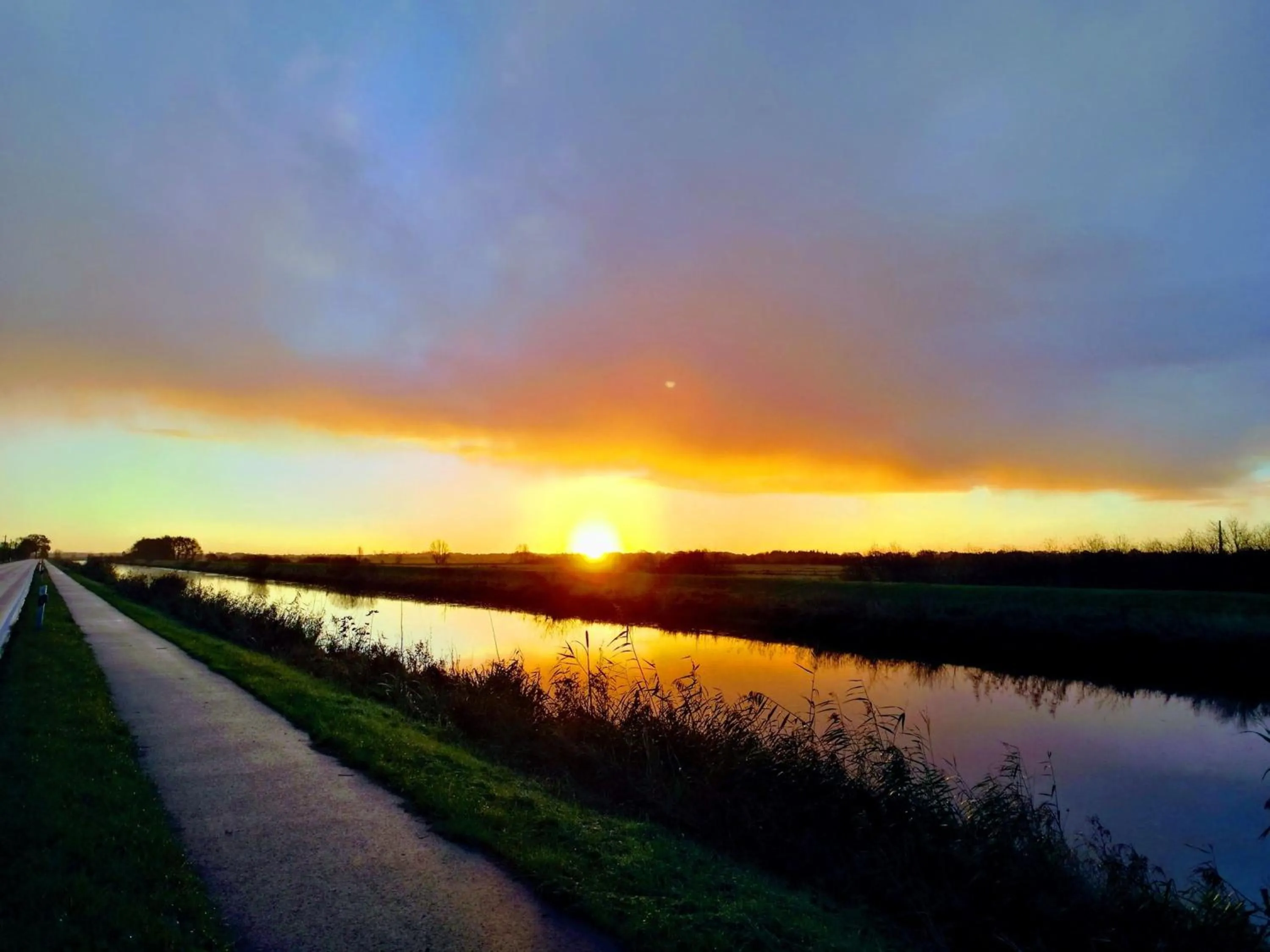 Natural landscape in Zur Schanze Holtgast-Apen