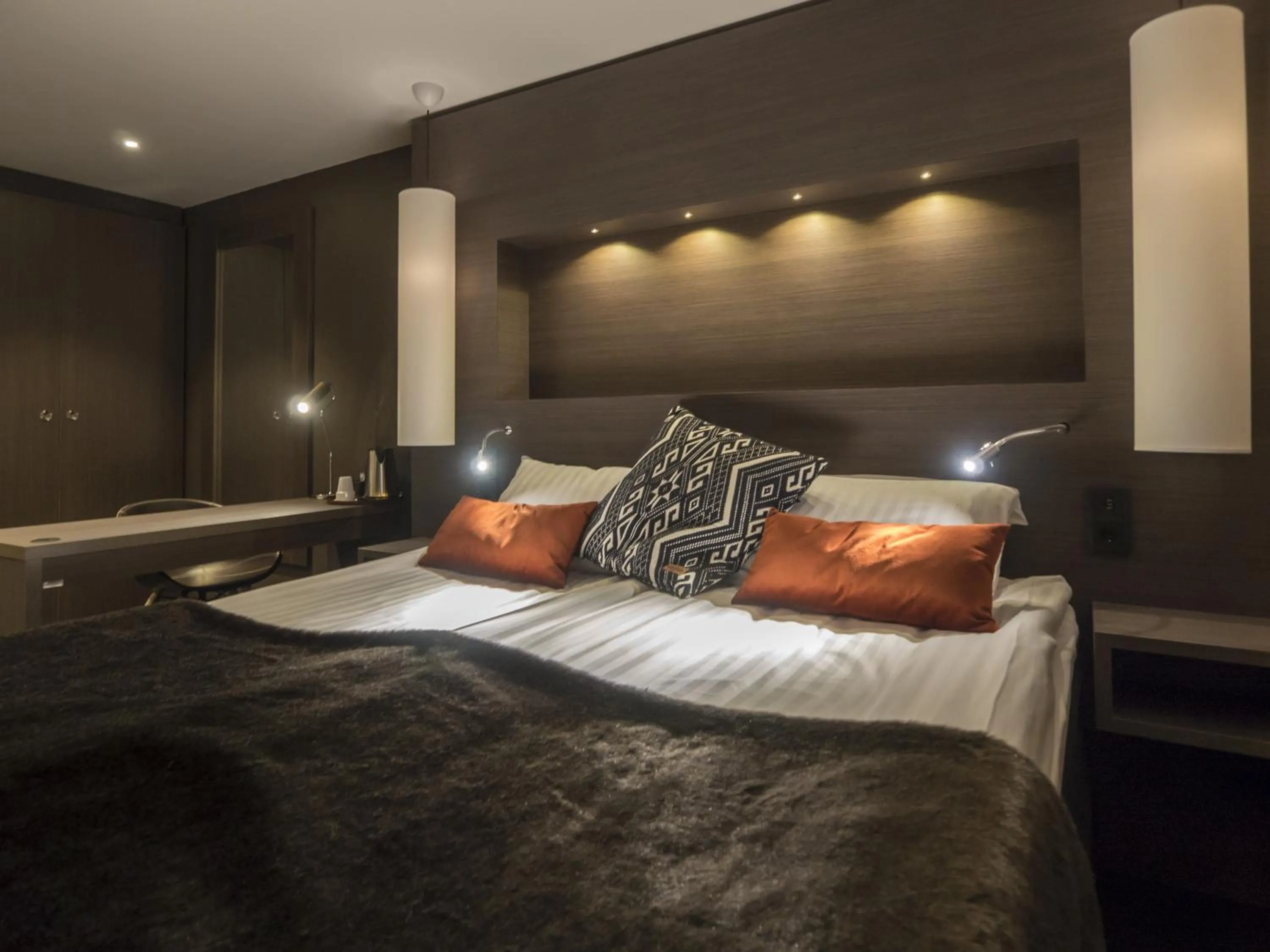 Bed in Laponia Hotell & Konferens