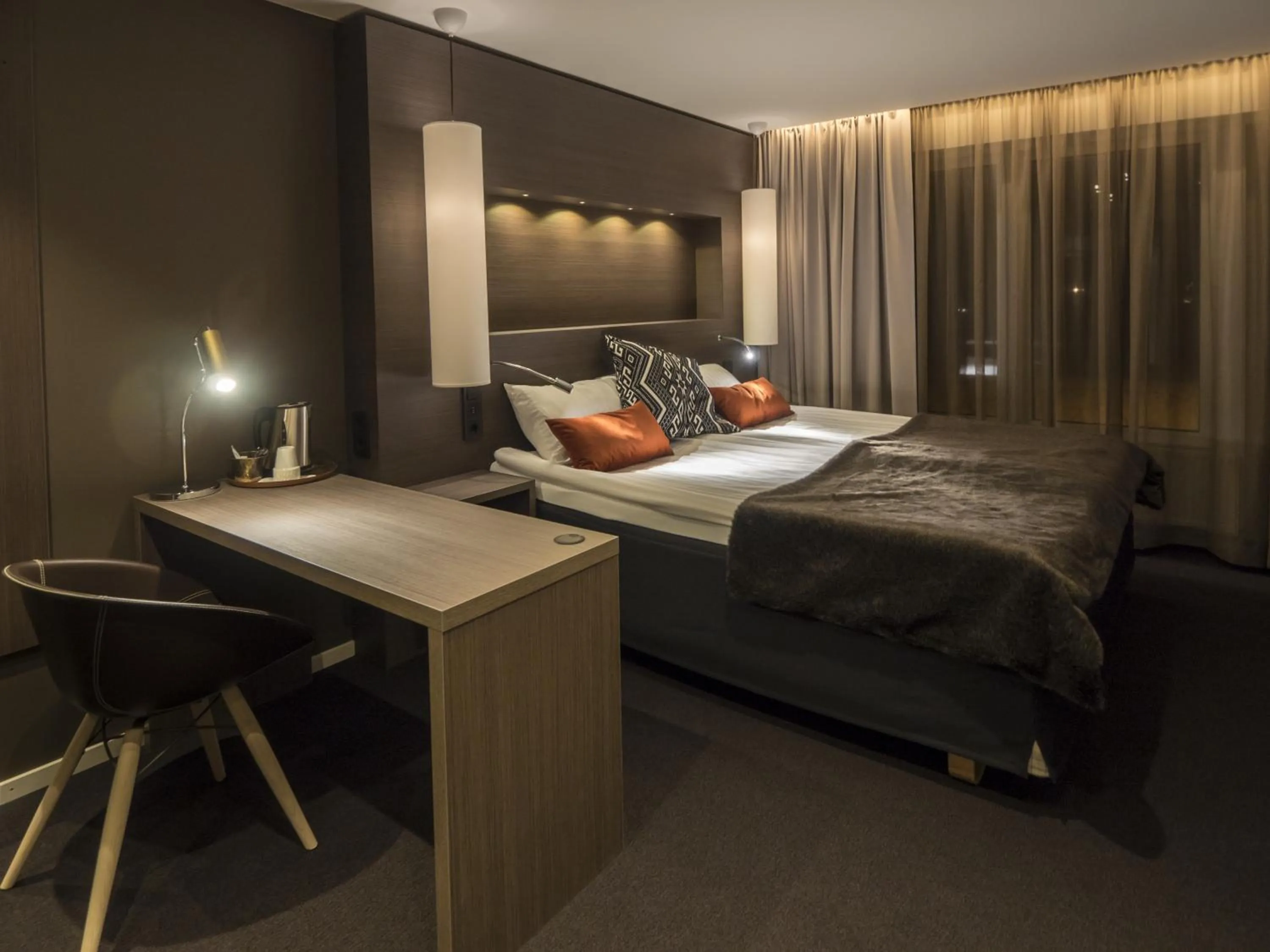 Bed in Laponia Hotell & Konferens