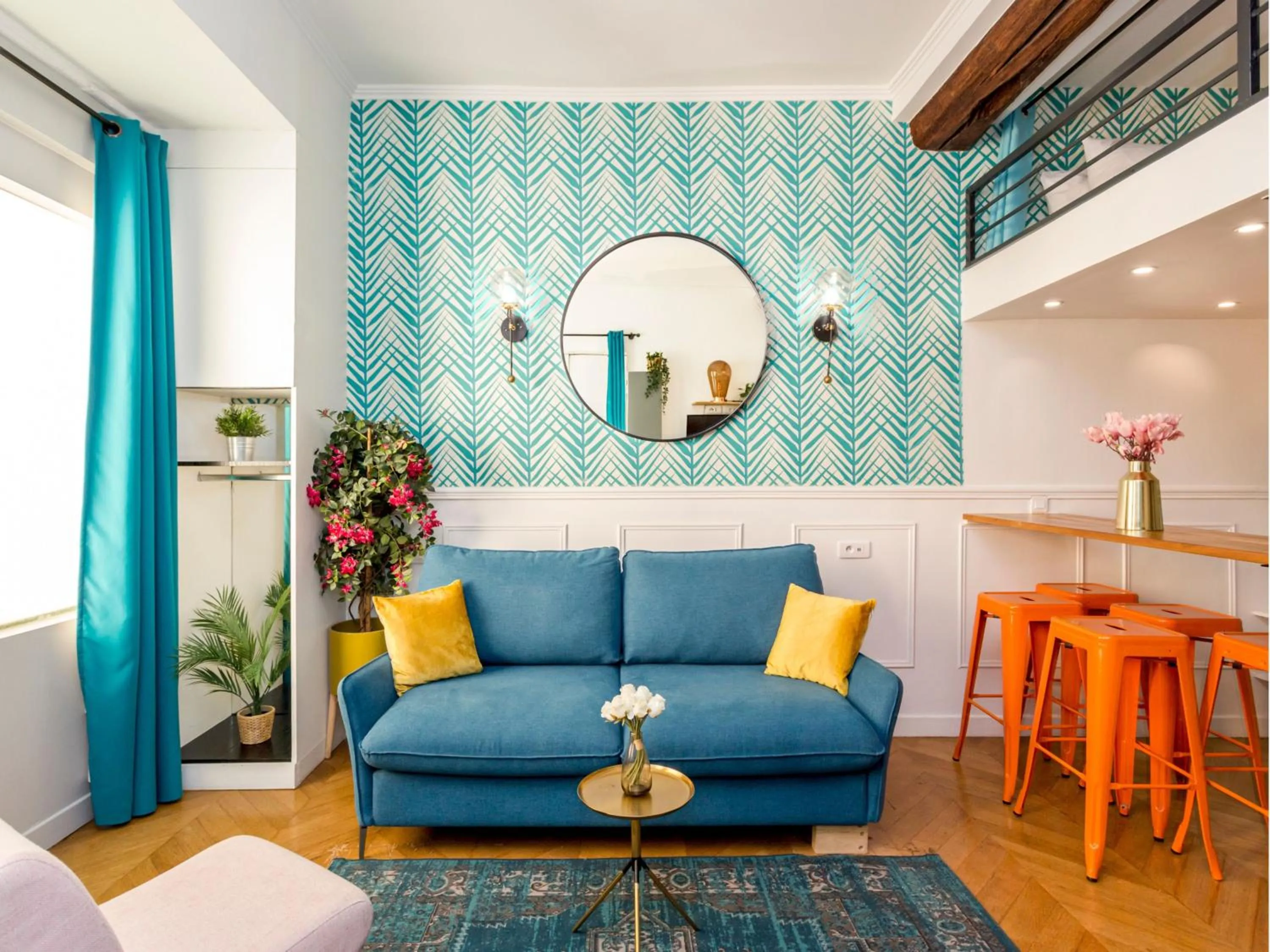 Living room in Merveil - Luxury Suite - Champs Elysées - Mermoz