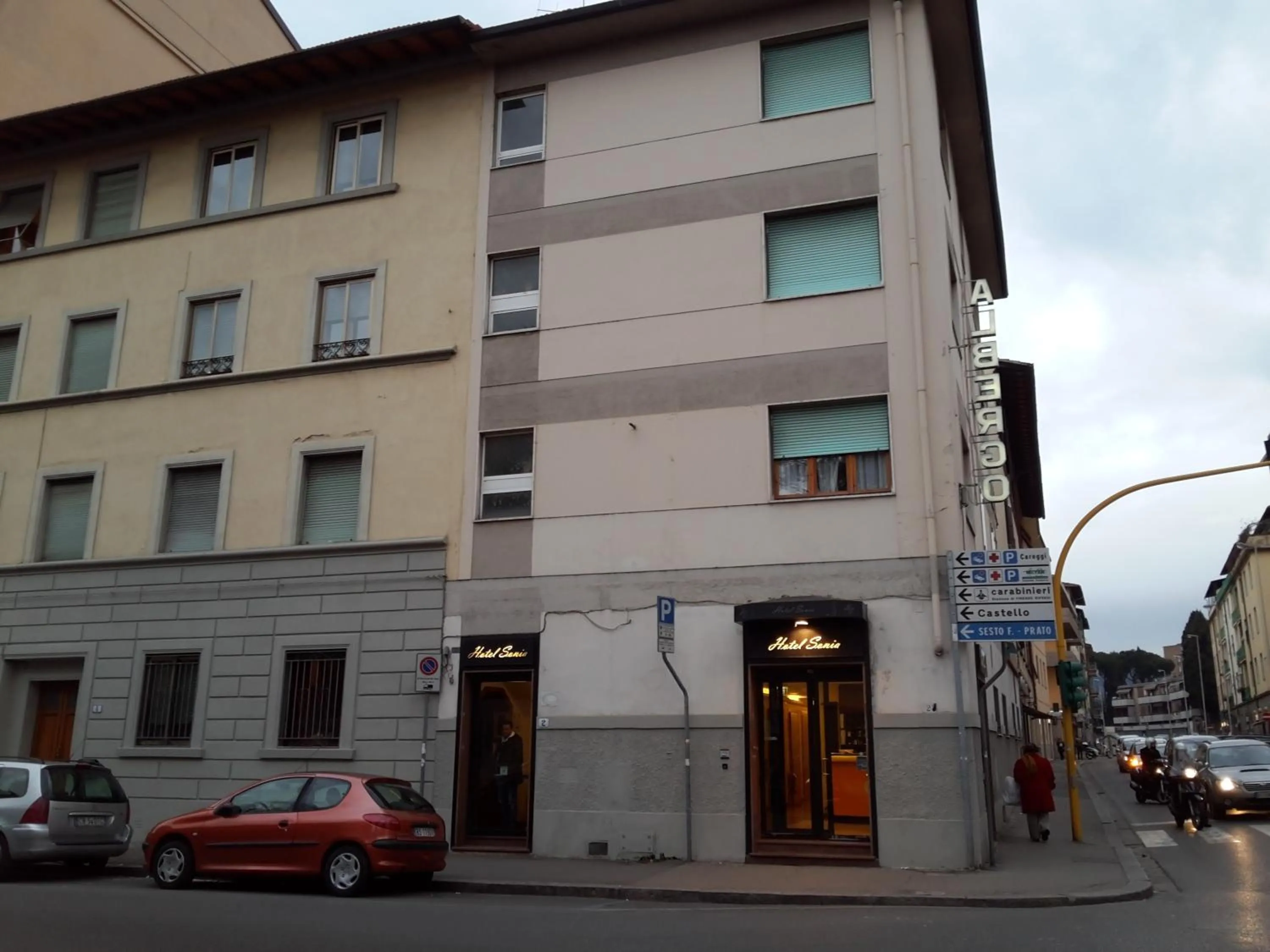 Facade/entrance in Albergo Sonia