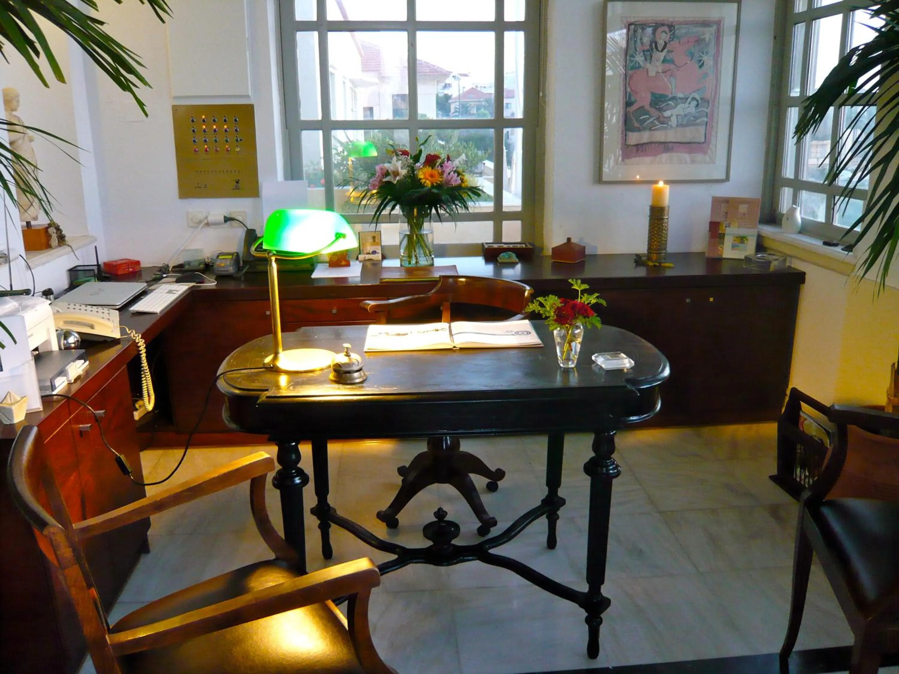 Lobby or reception in Villa Andromeda