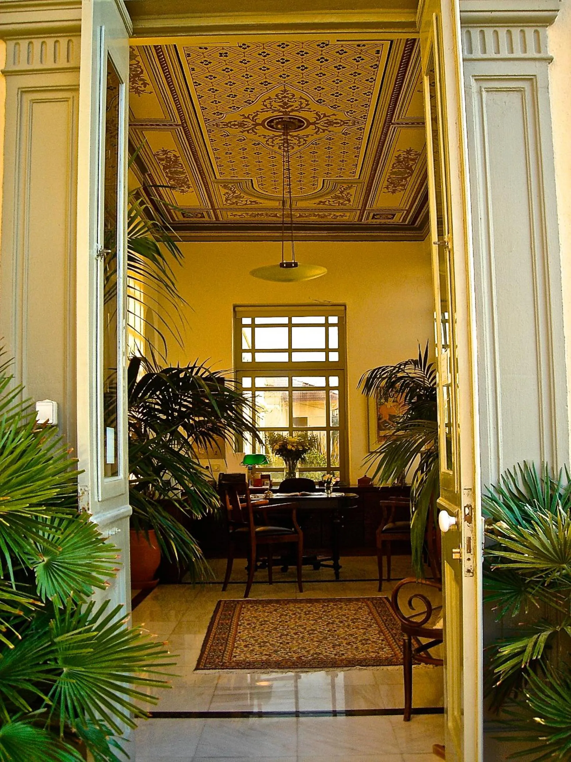 Lobby or reception in Villa Andromeda