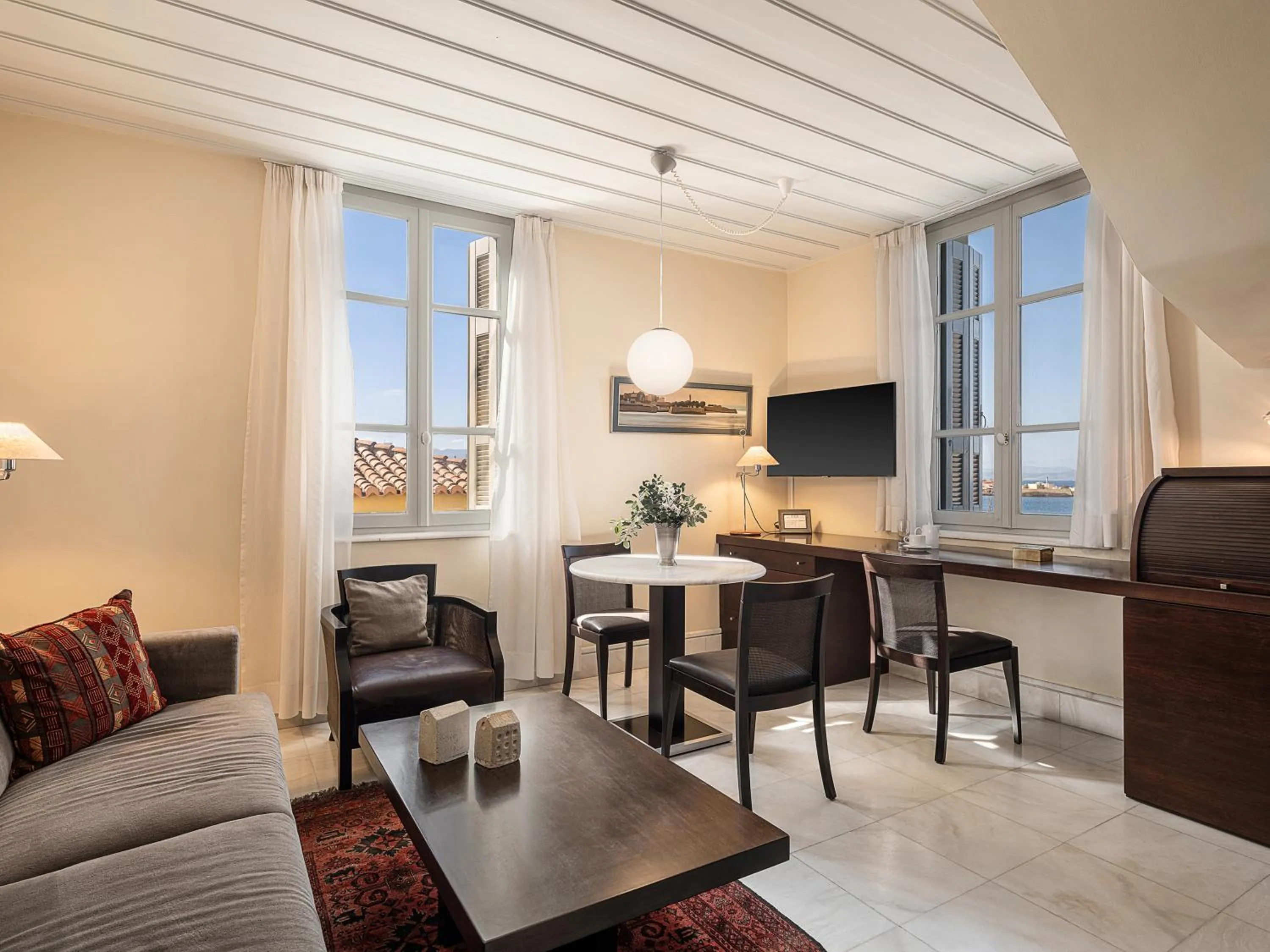 Seating area in Villa Andromeda