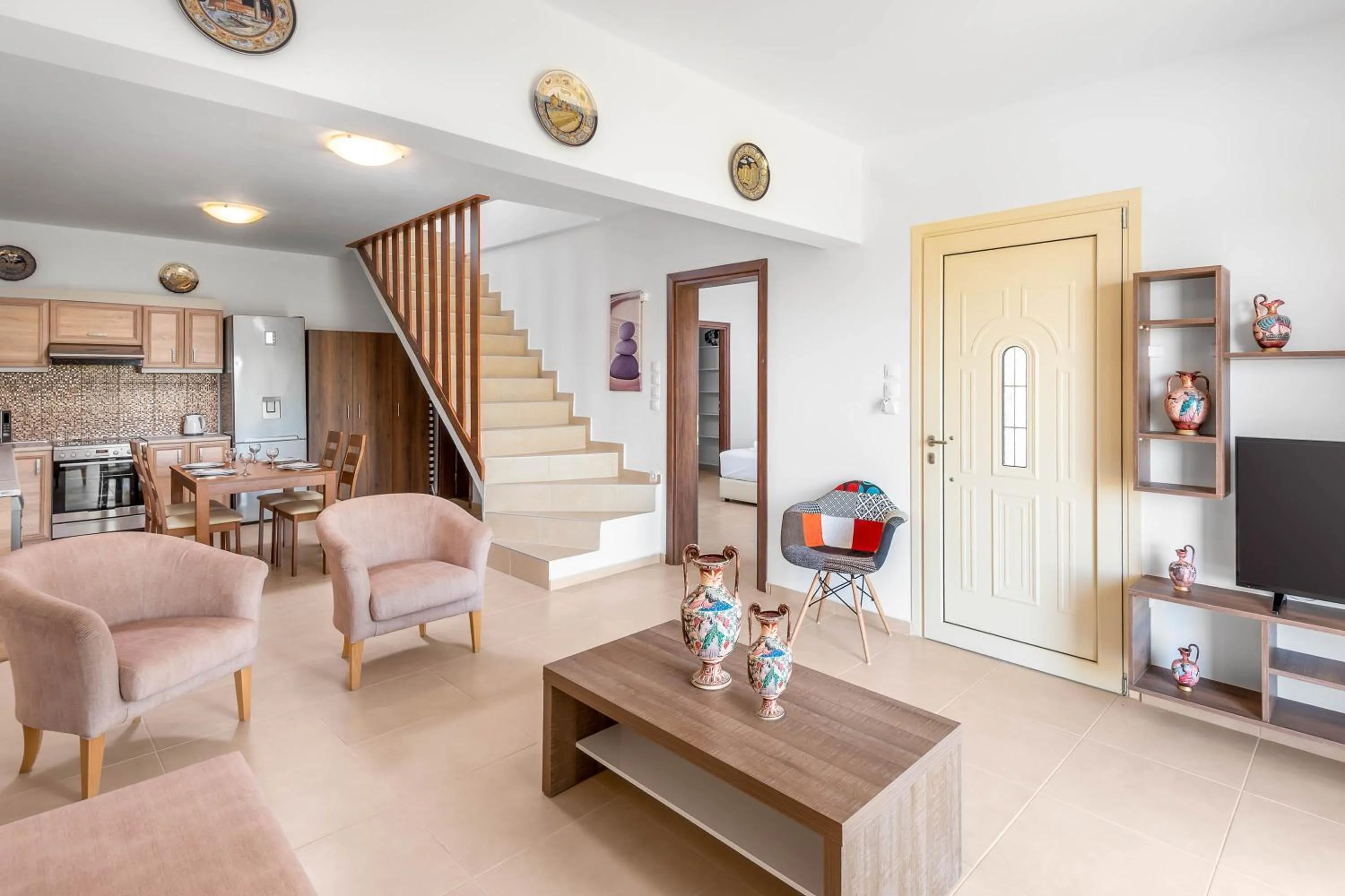 Living room in Kolymbia Village