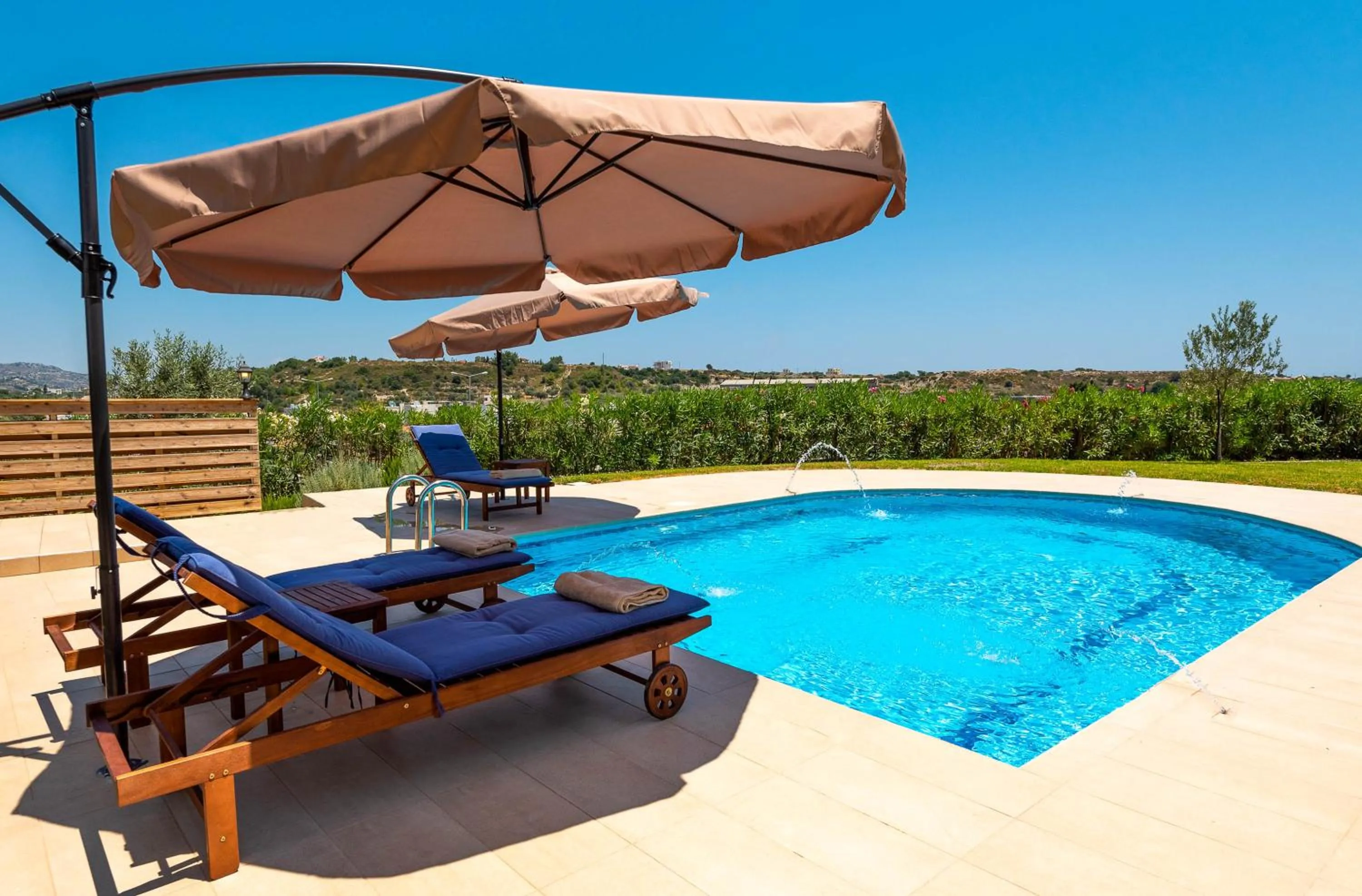 Swimming pool in Kolymbia Village