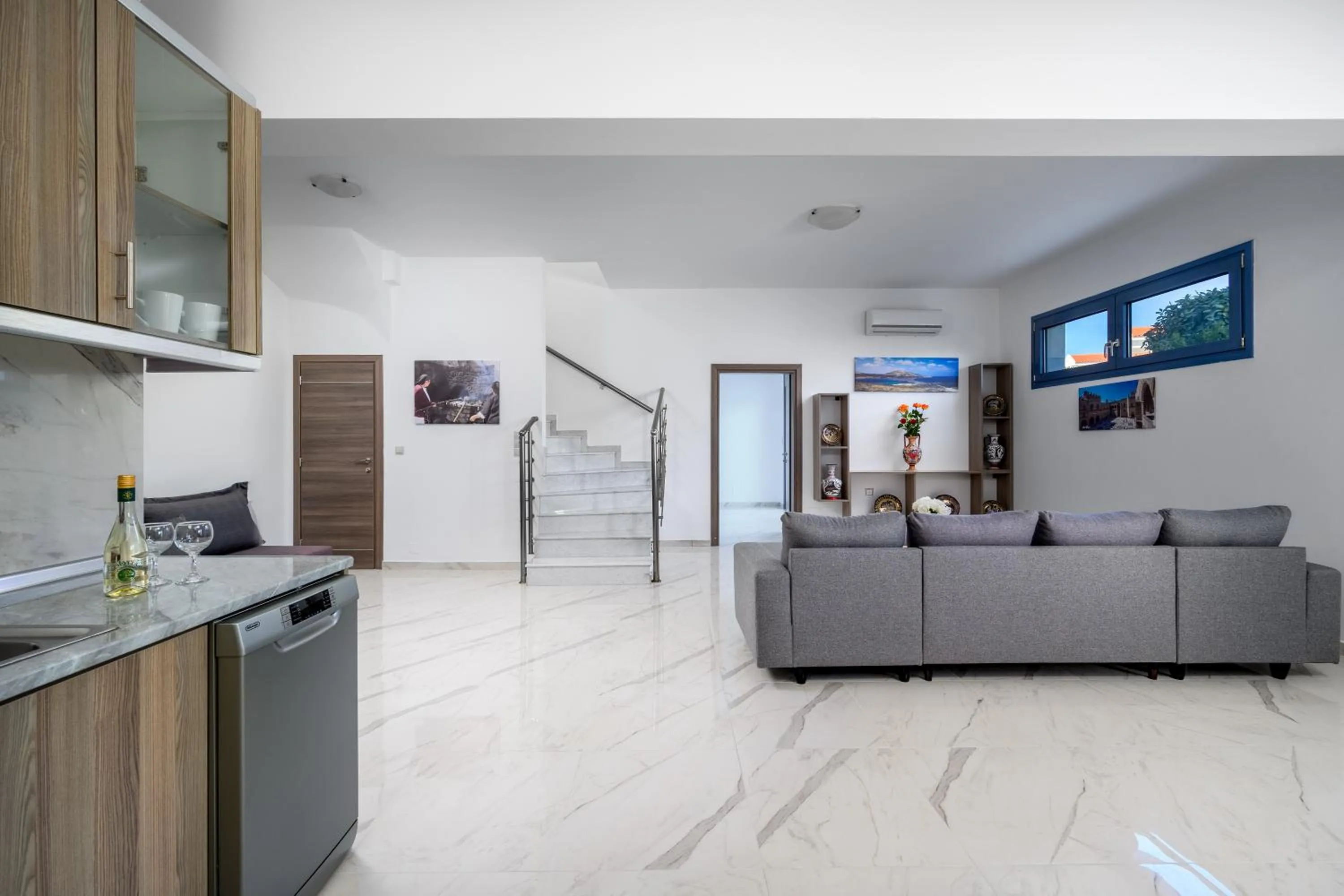 Living room in Kolymbia Village