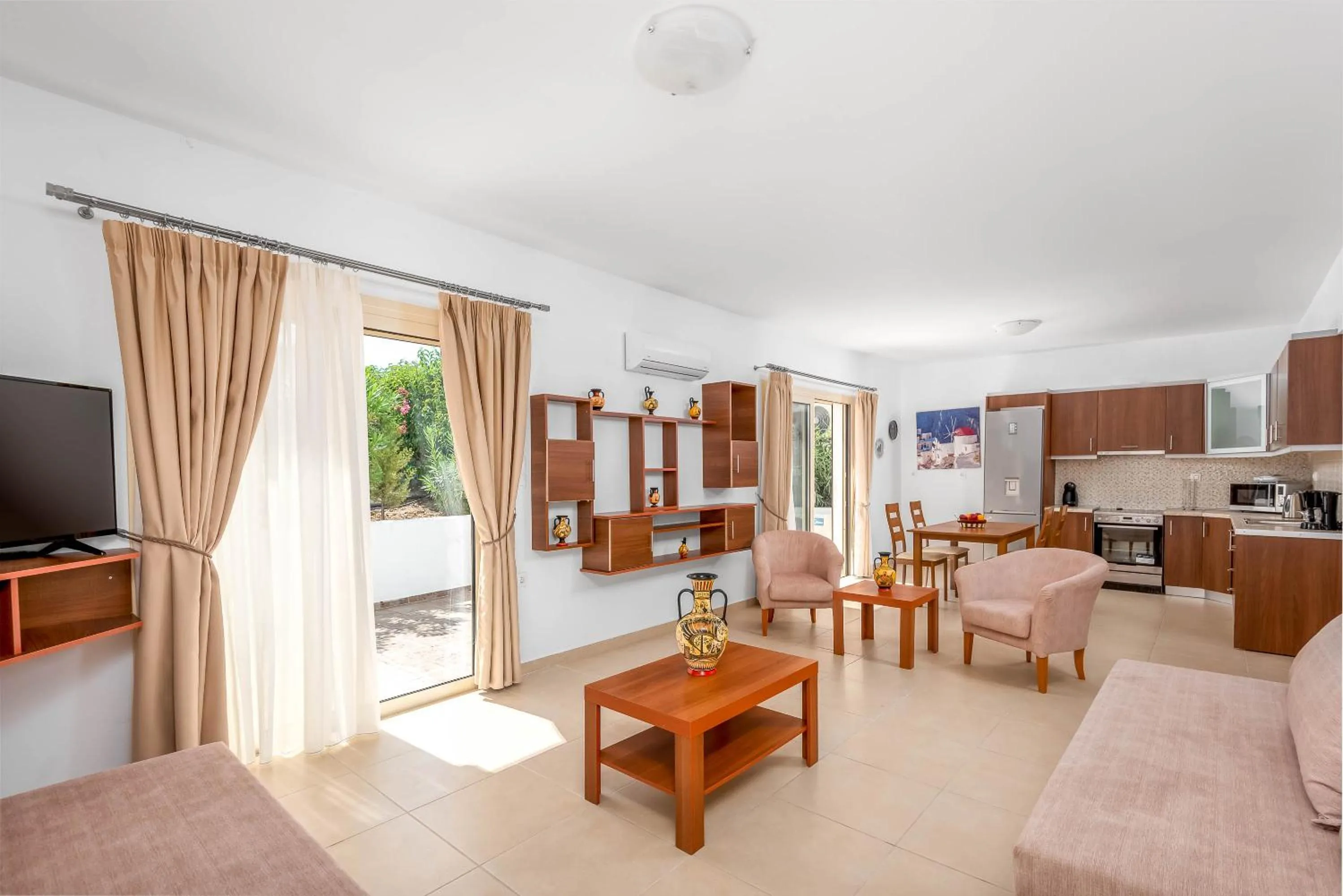 Living room in Kolymbia Village