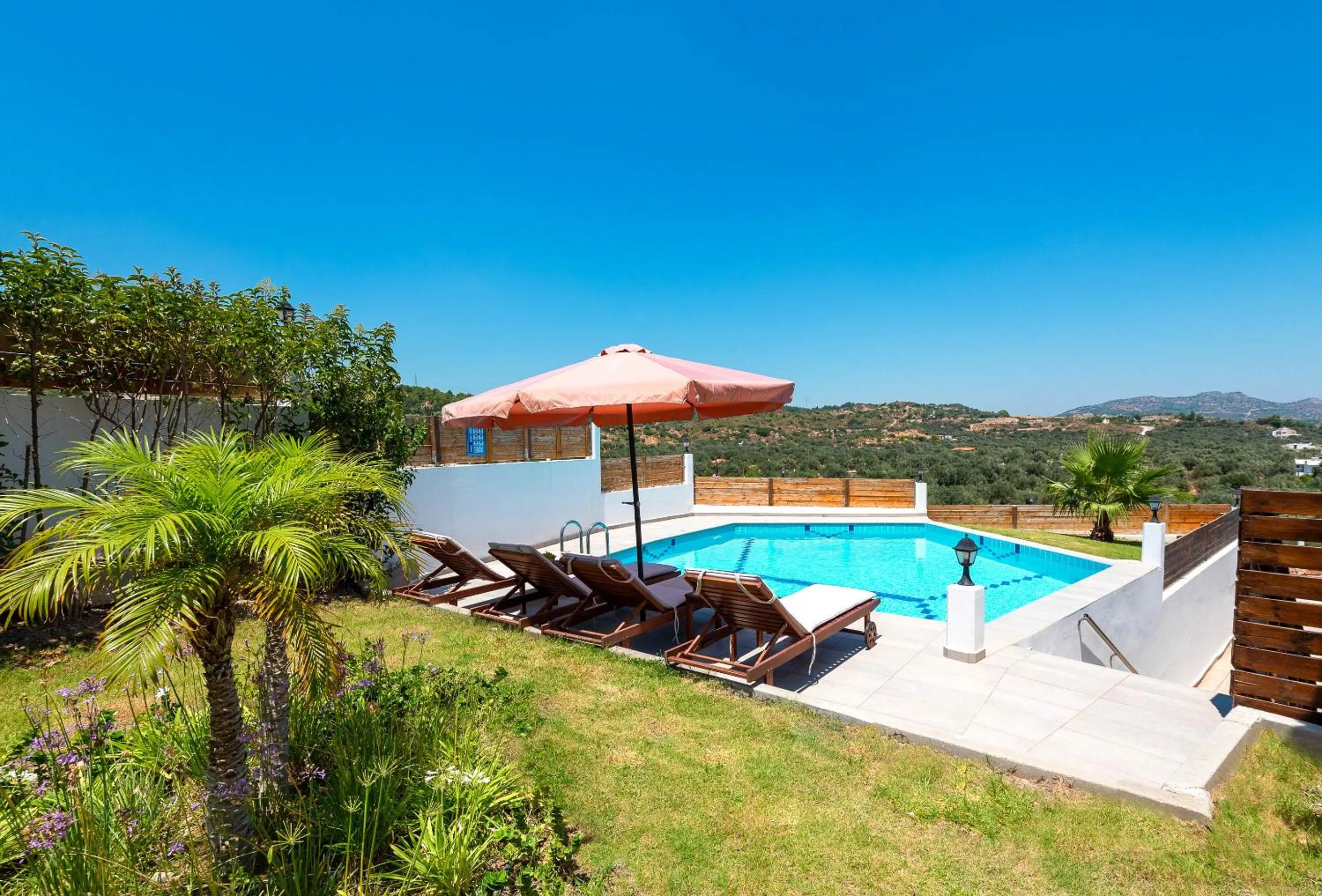 Pool view in Kolymbia Village