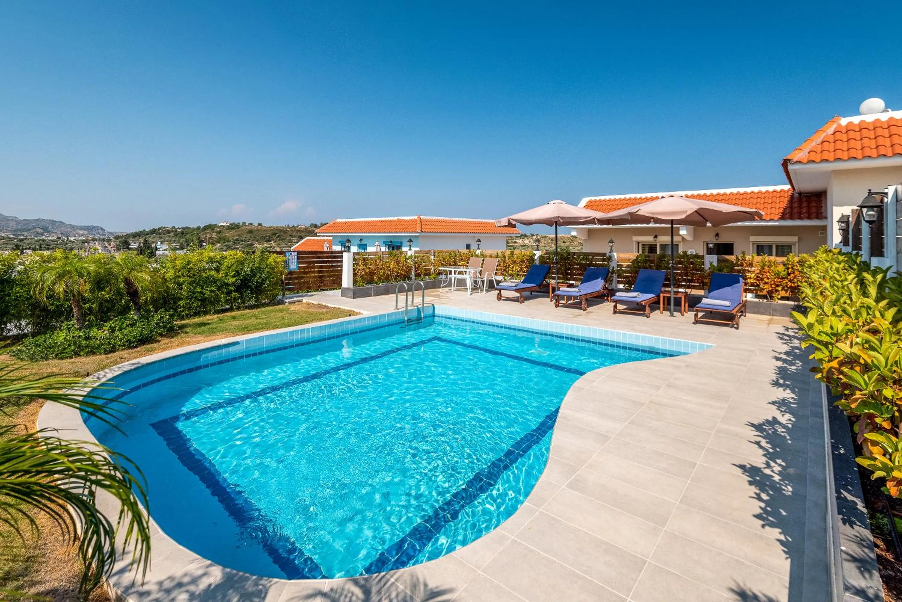 Swimming pool in Kolymbia Village