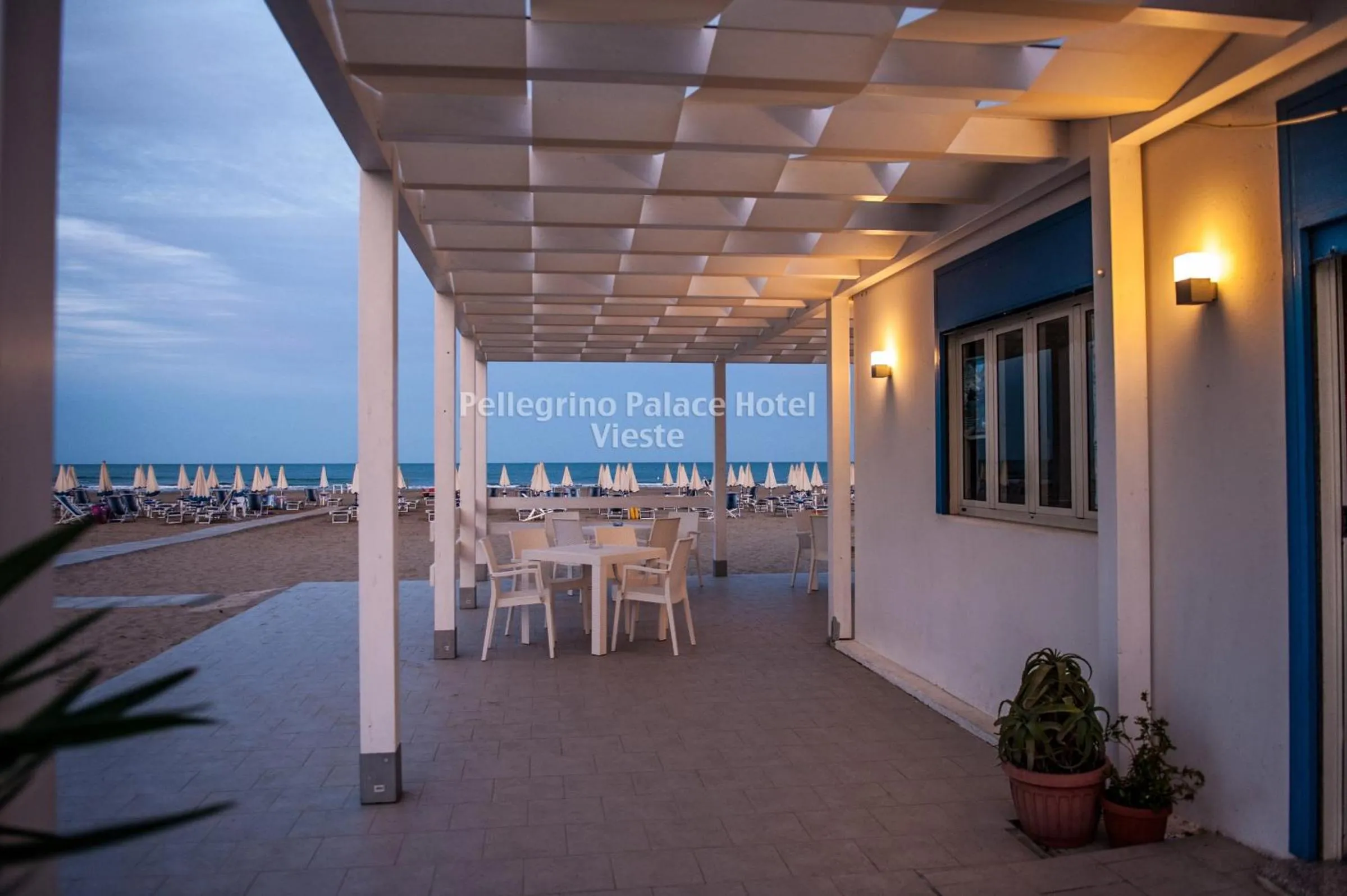 Beach in Pellegrino Palace Hotel