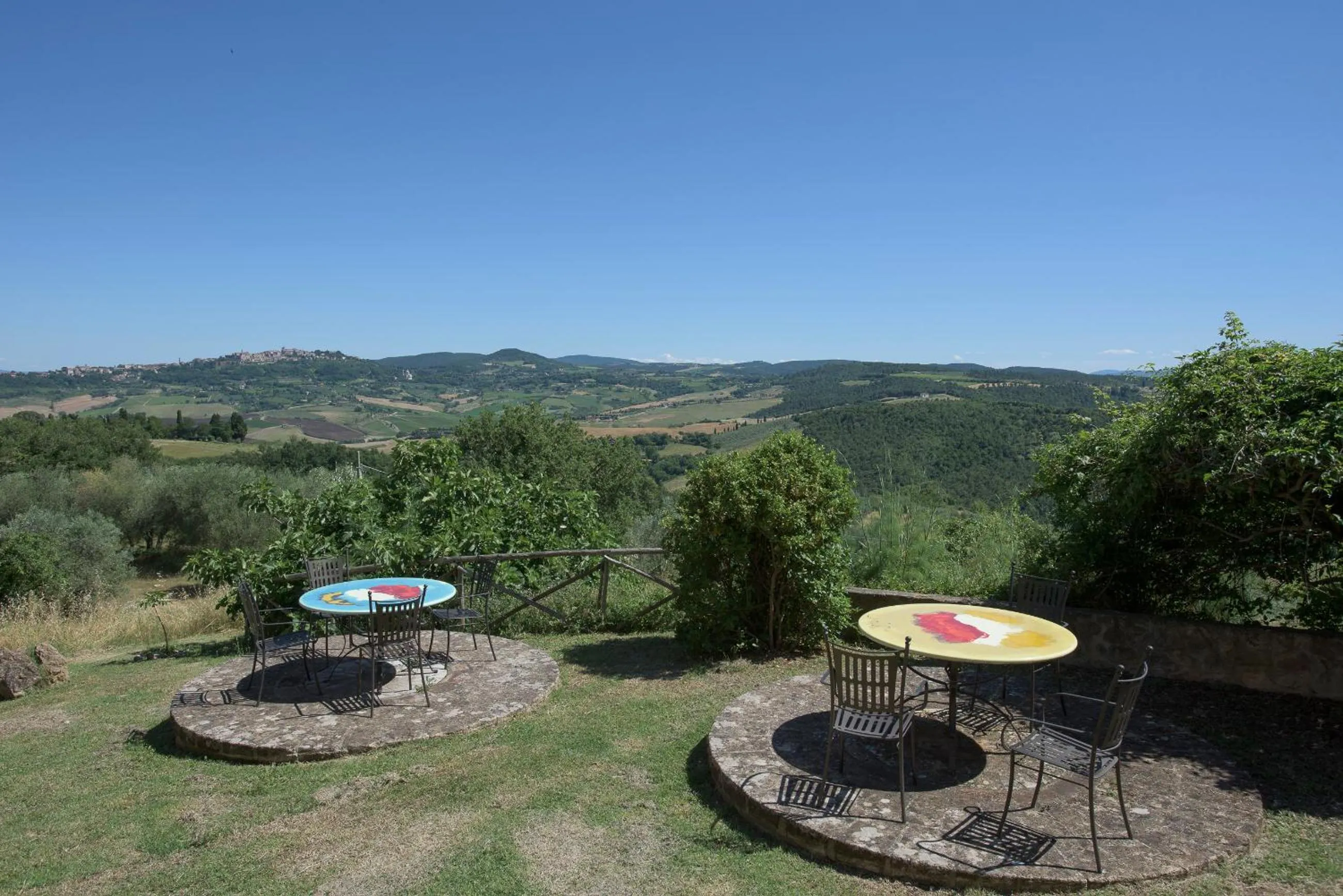 Garden in LaChiusa Tuscany