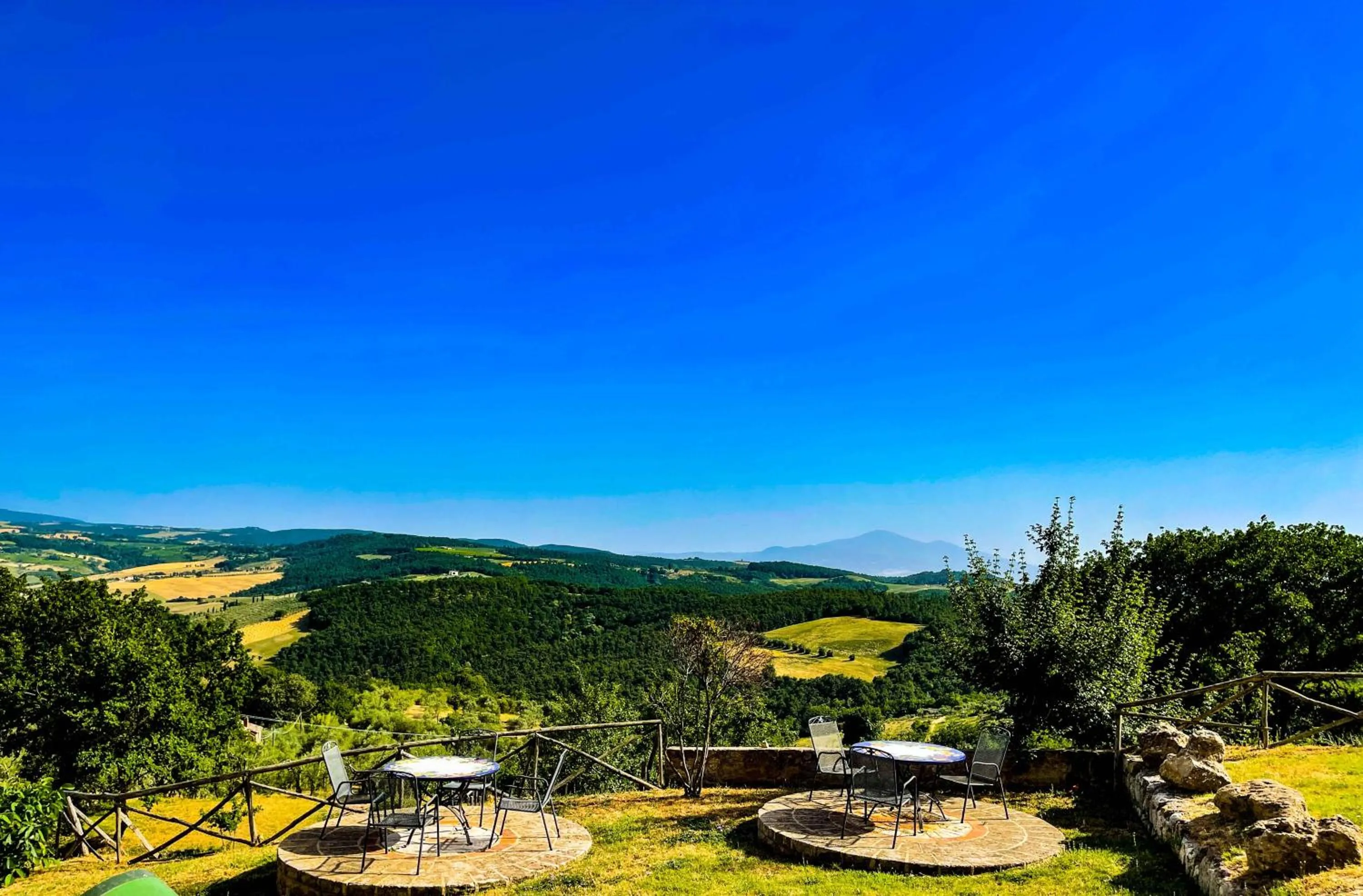 Natural landscape in LaChiusa Tuscany