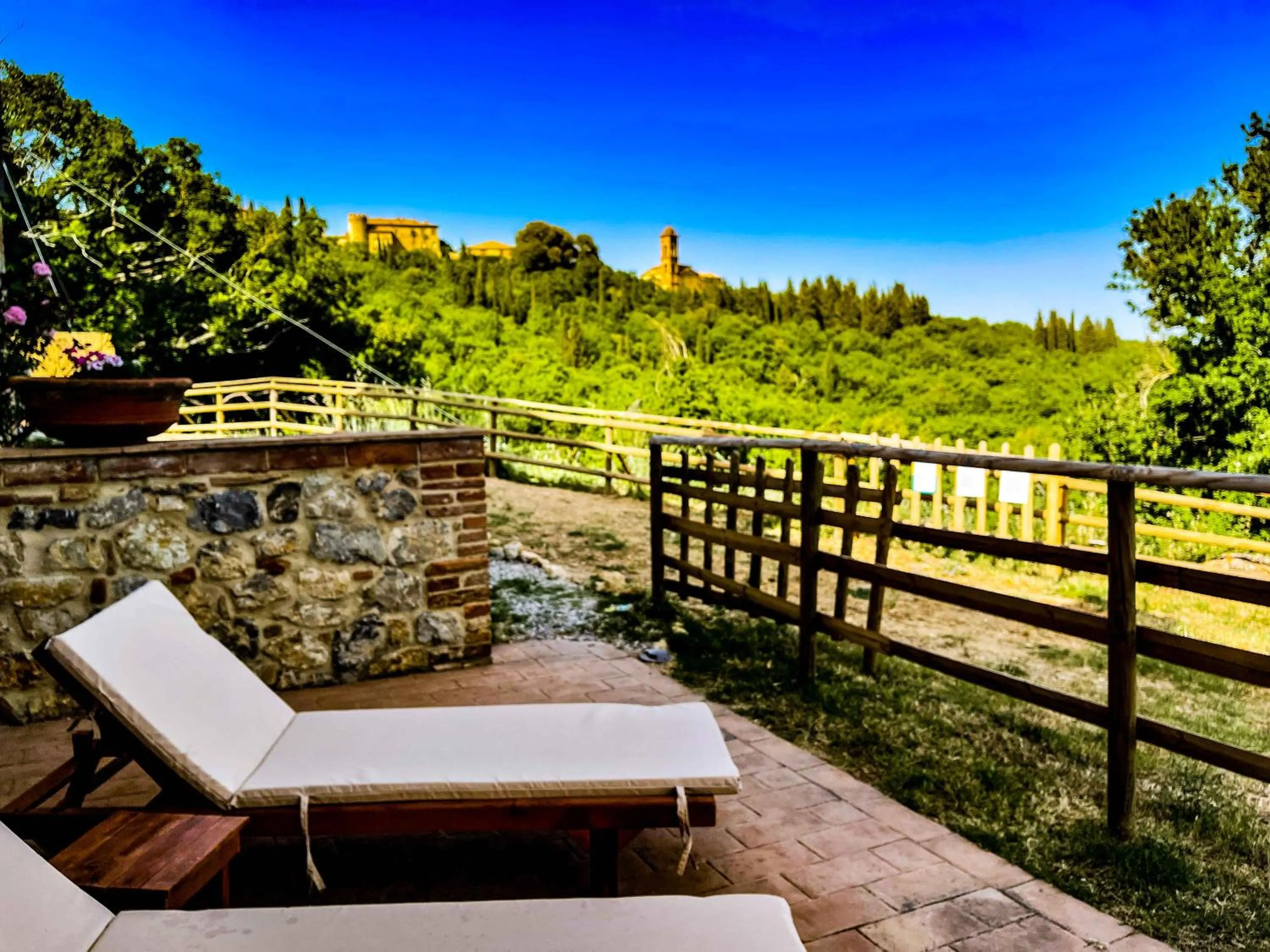 View (from property/room) in LaChiusa Tuscany