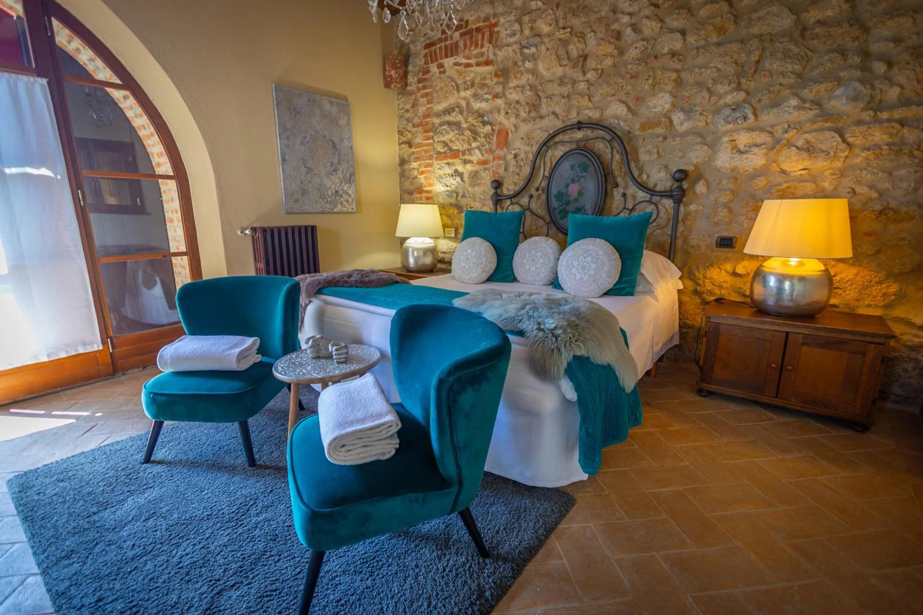 Bedroom in LaChiusa Tuscany