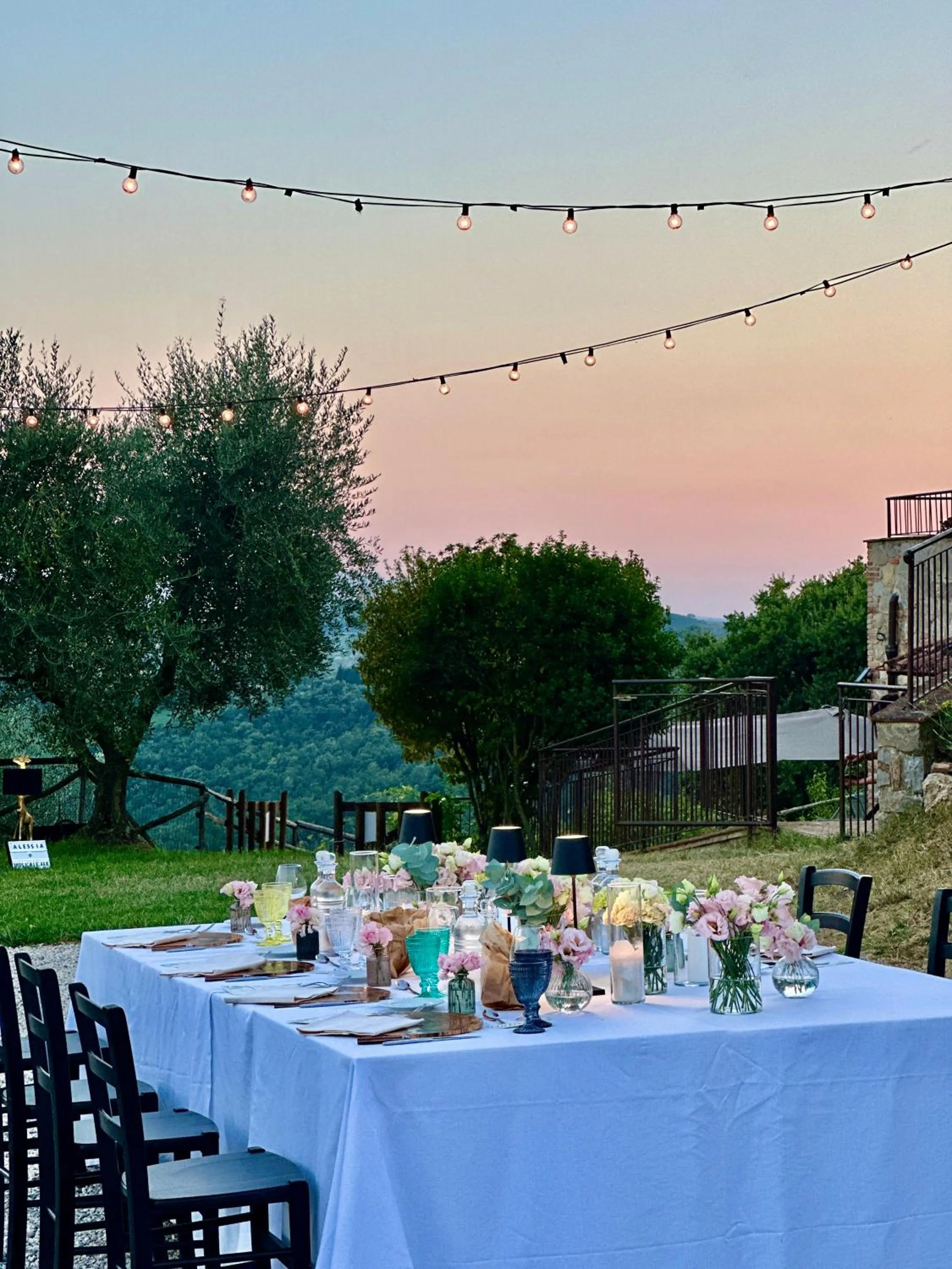 Food and drinks in LaChiusa Tuscany