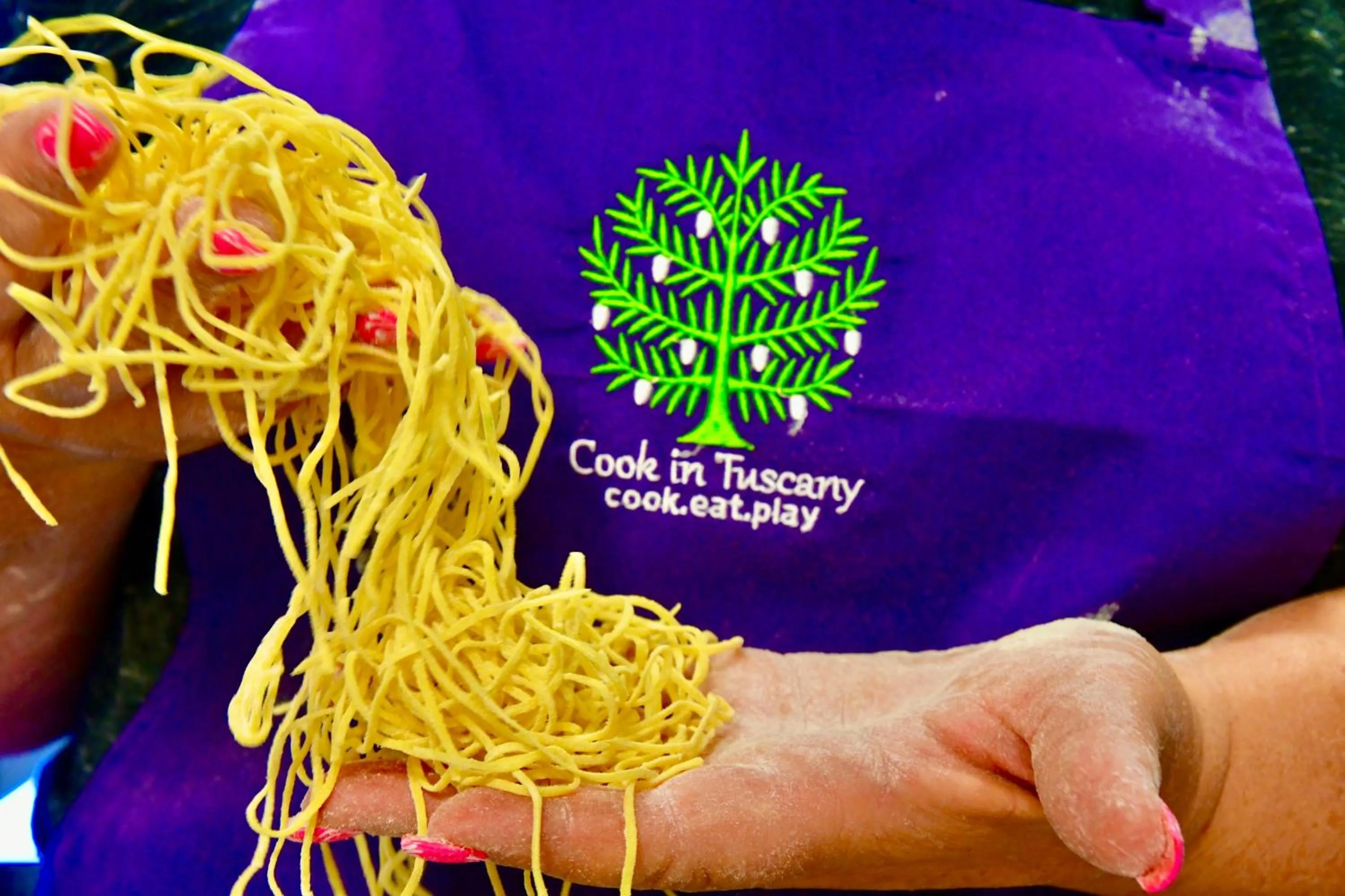 kitchen in LaChiusa Tuscany