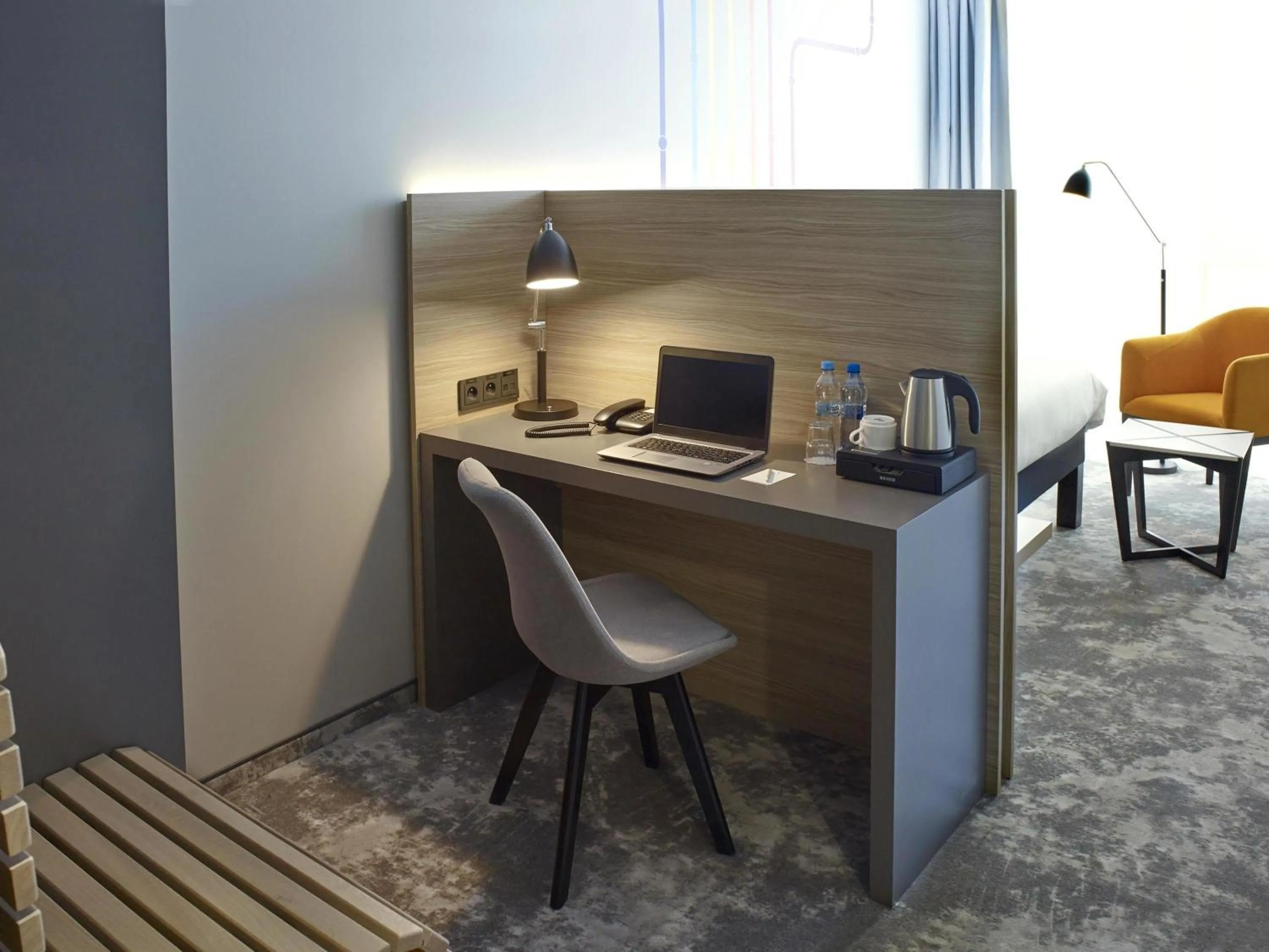 Bedroom in ibis Styles Warszawa City