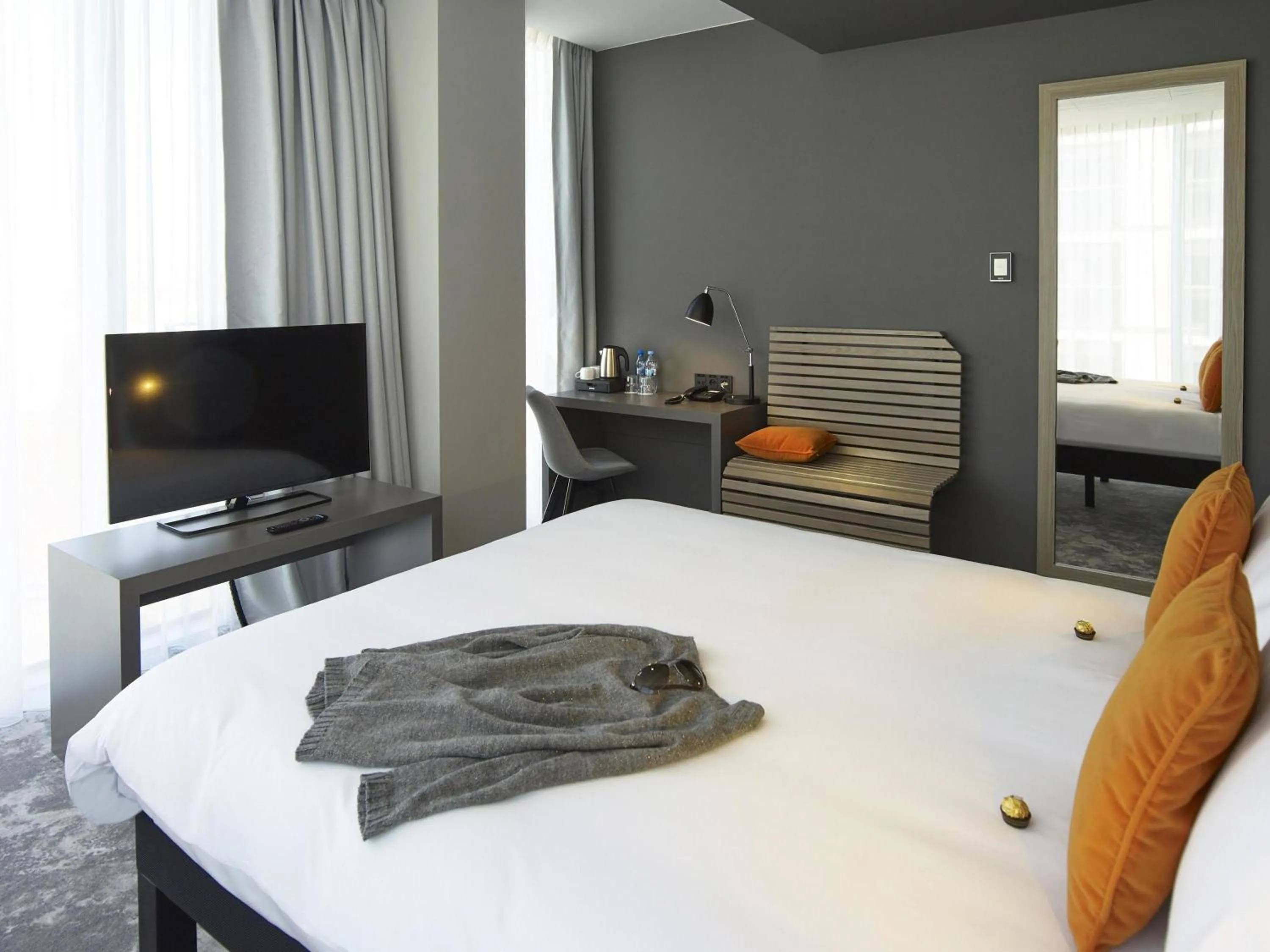 Bedroom, Bed in ibis Styles Warszawa City