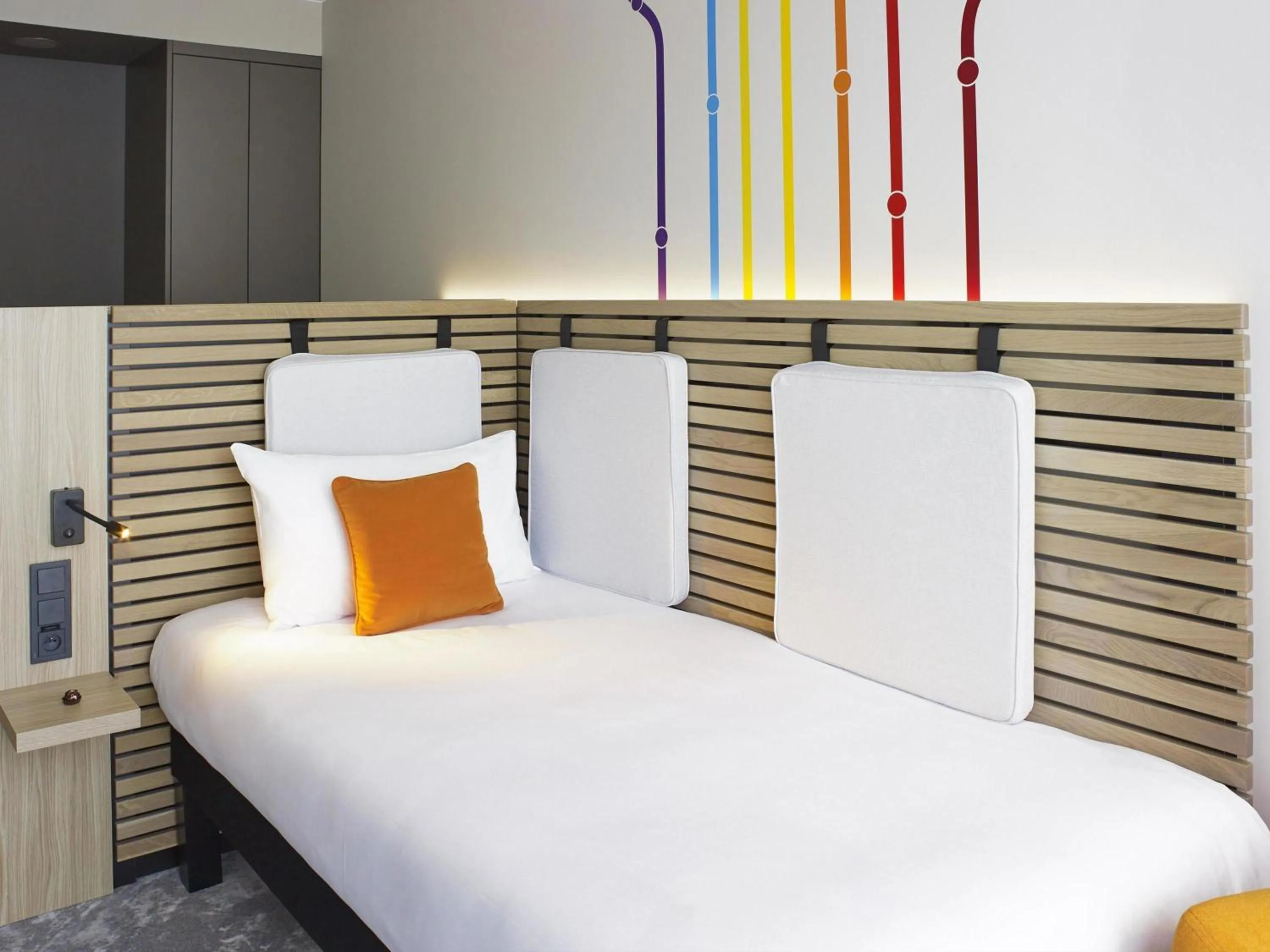 Bedroom, Bed in ibis Styles Warszawa City