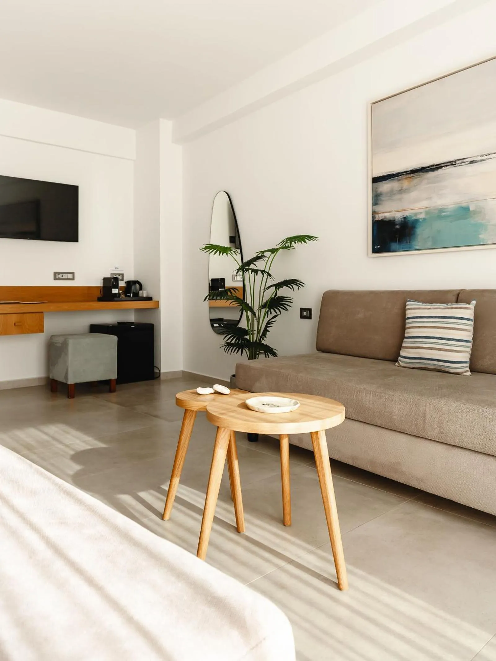 Seating area in Batis Beach Hotel