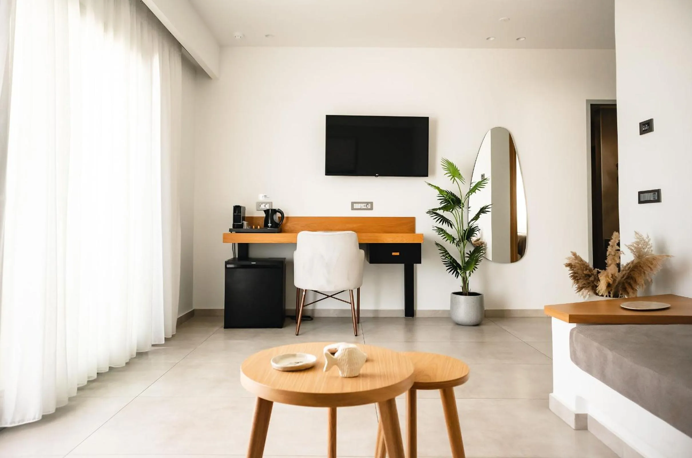 Seating area in Batis Beach Hotel