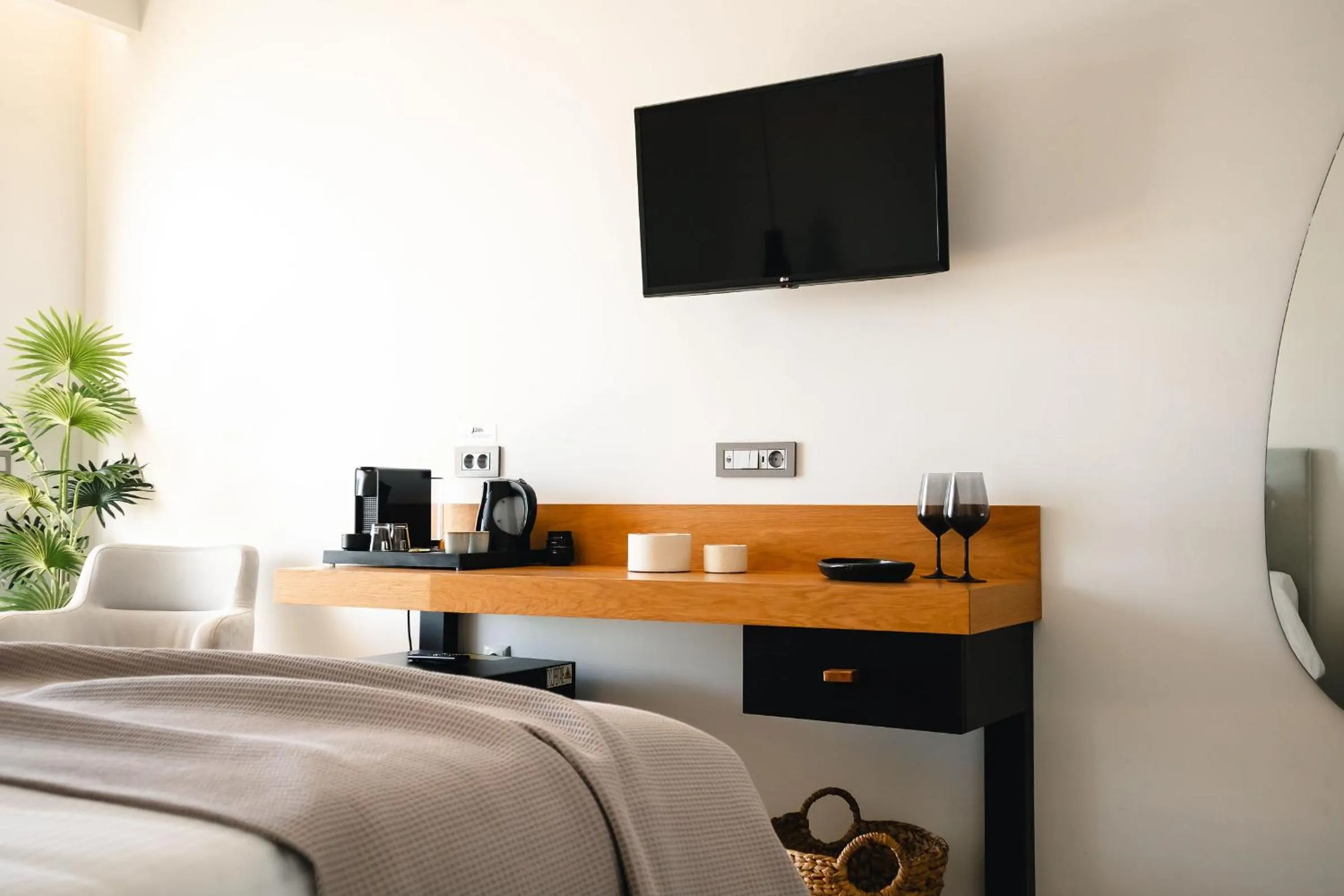 Bedroom in Batis Beach Hotel