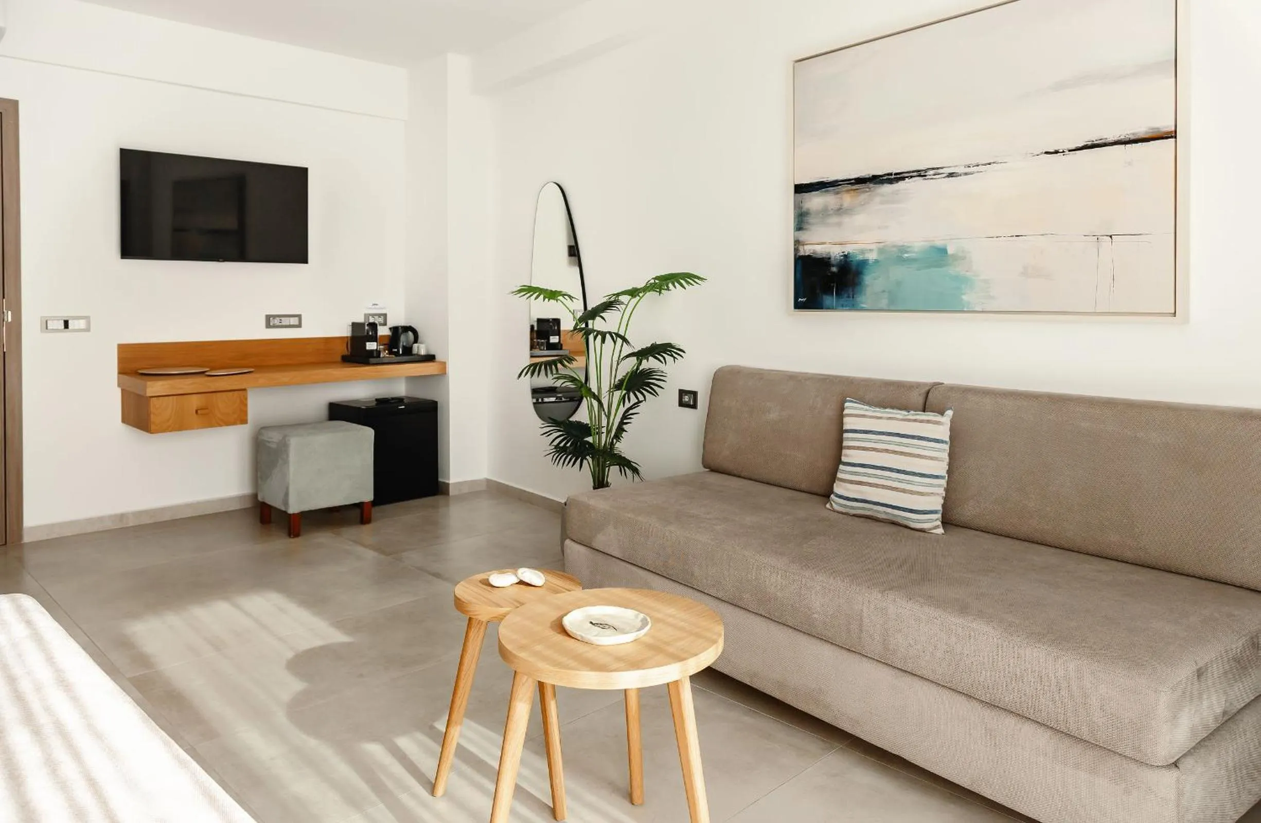 Seating area in Batis Beach Hotel