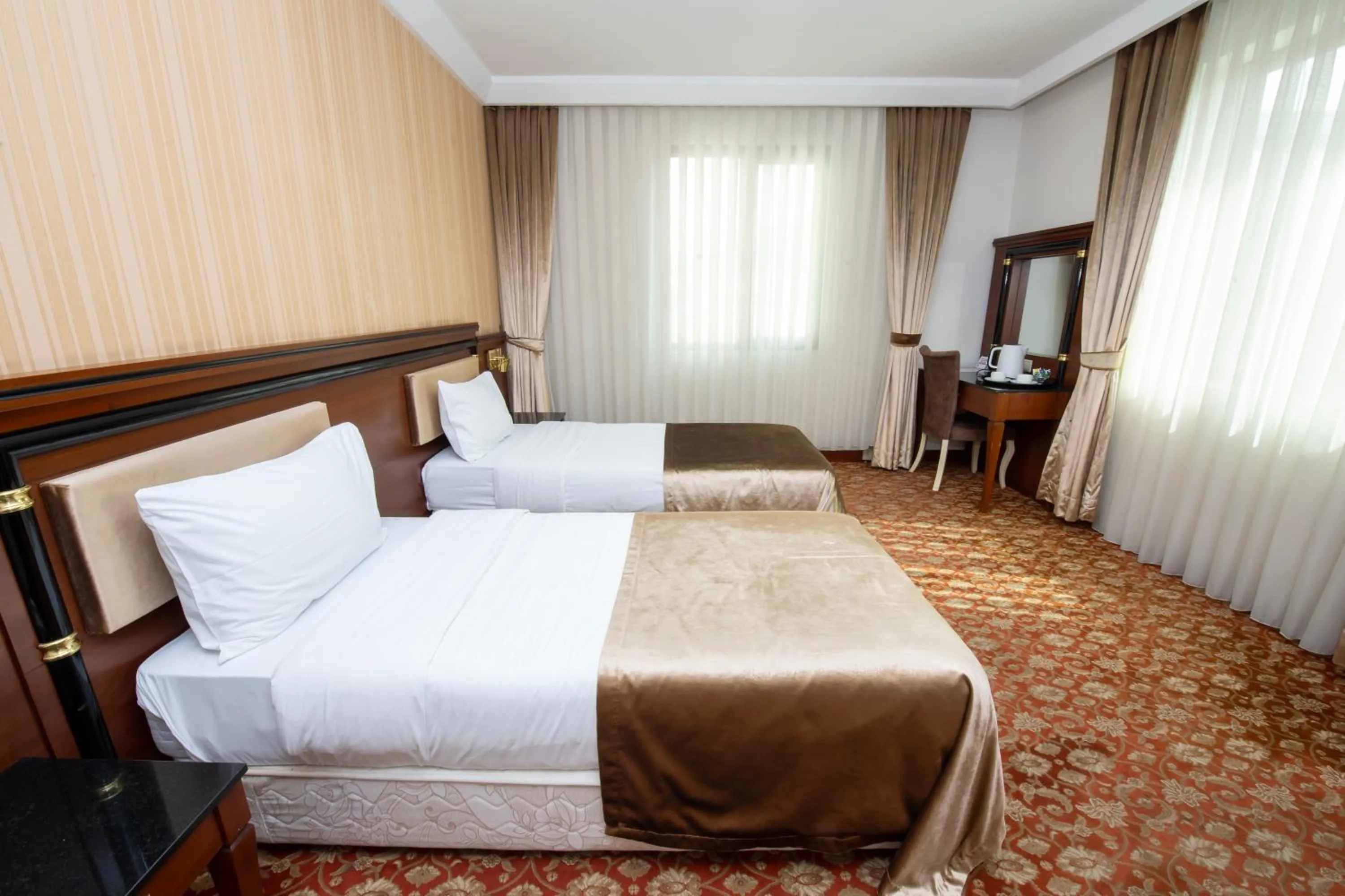 Bed in Atropat Old City Hotel