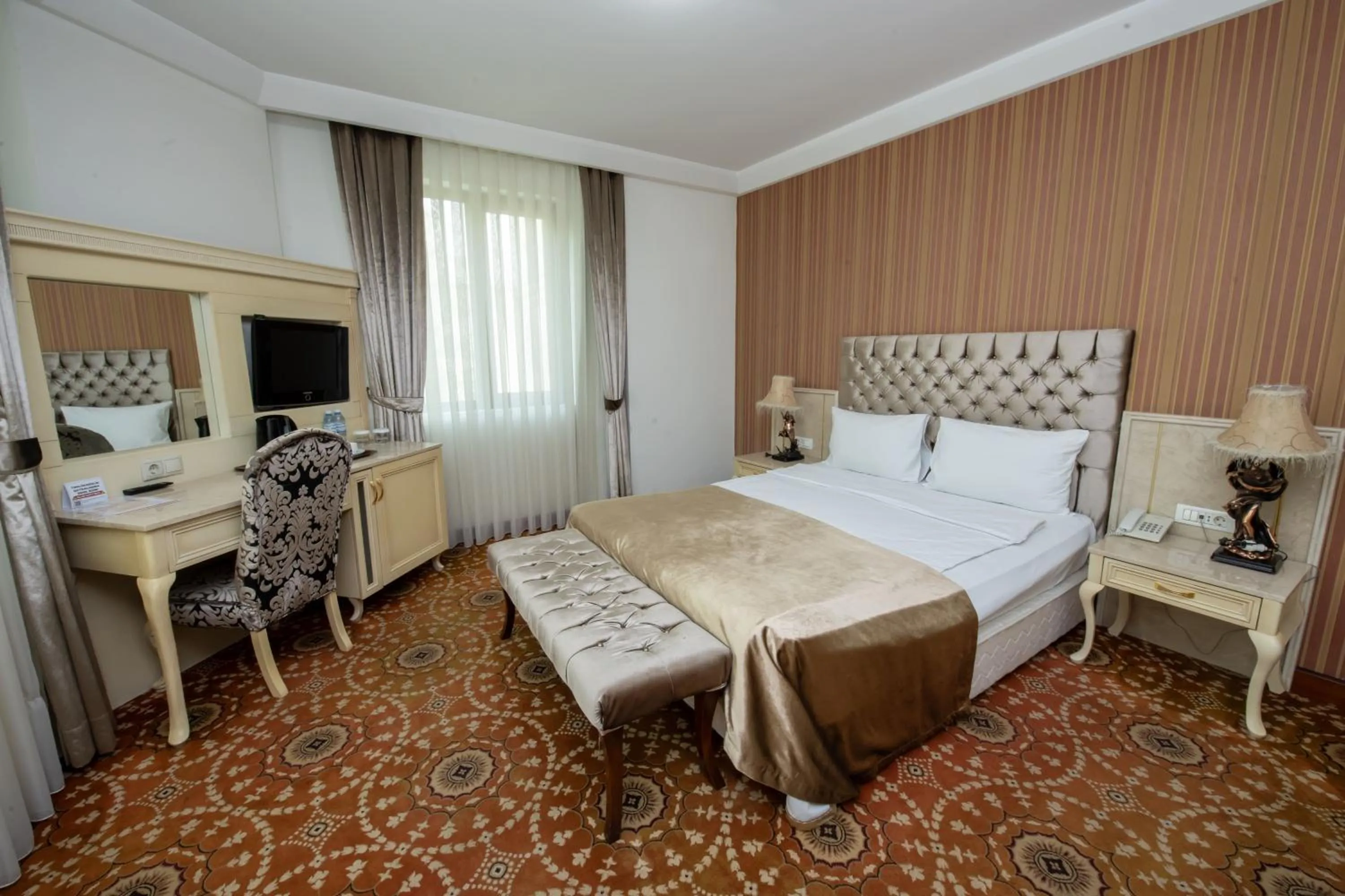 Bed in Atropat Old City Hotel