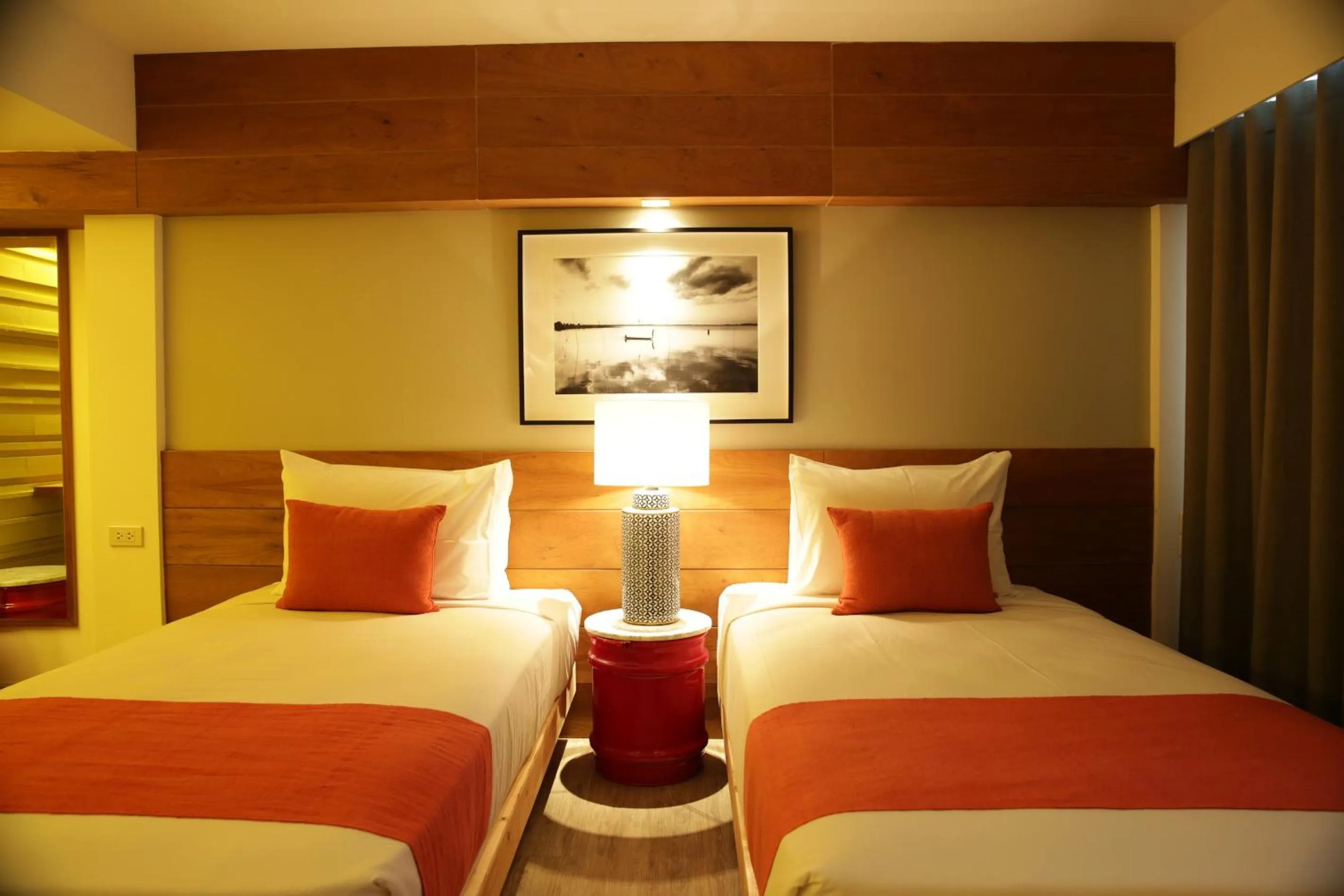 Decorative detail, Bed in Nandha Hotel