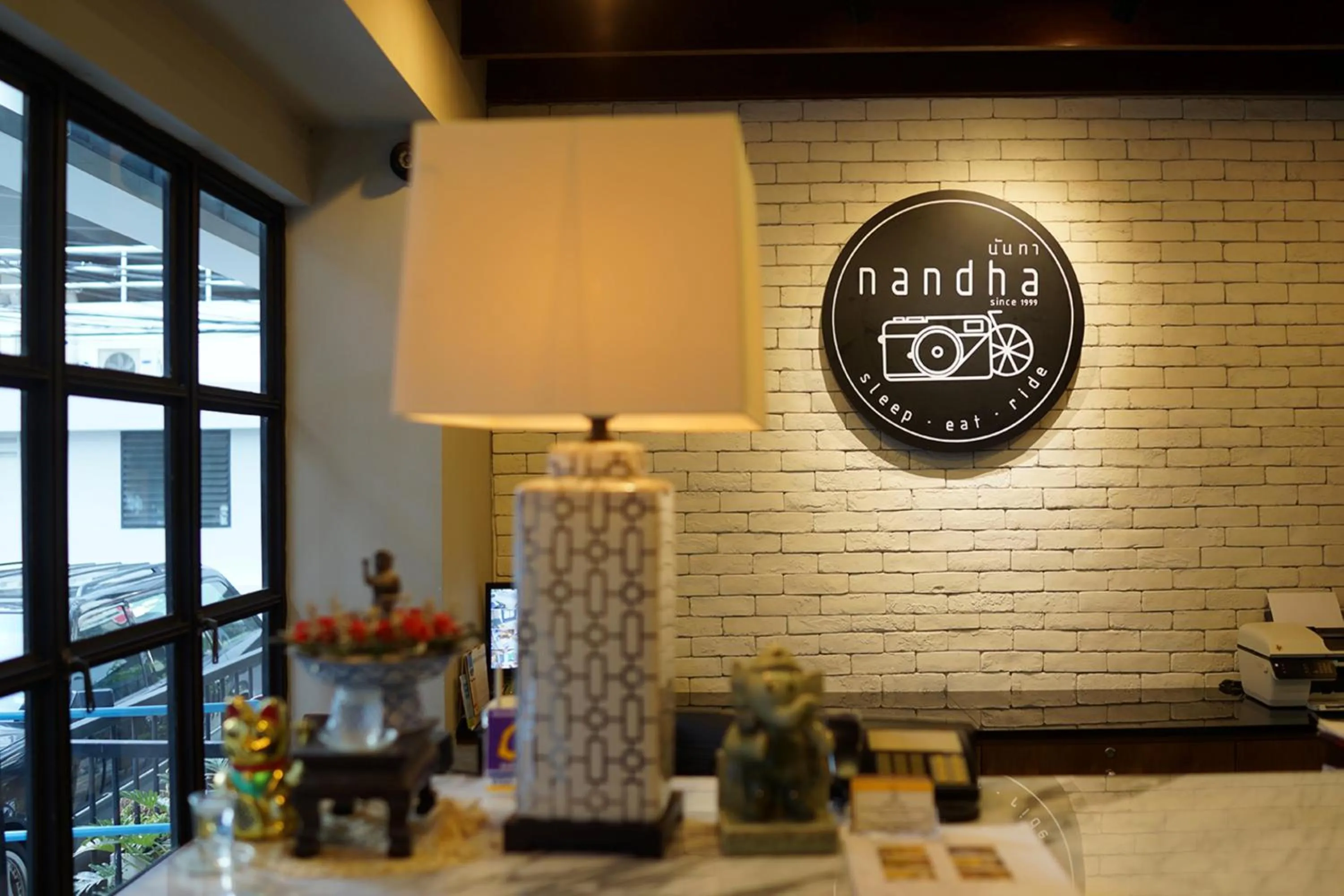 Lobby or reception in Nandha Hotel