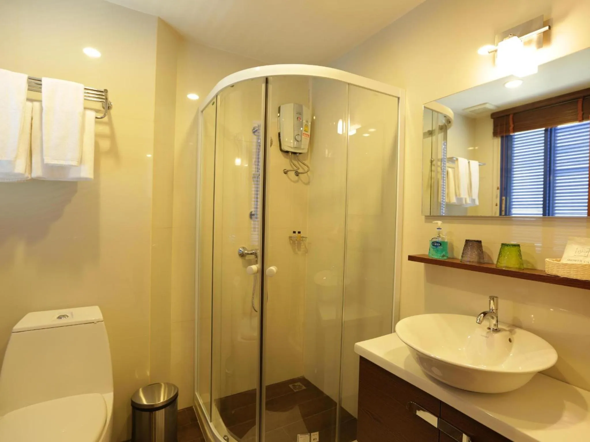 Shower in Nandha Hotel