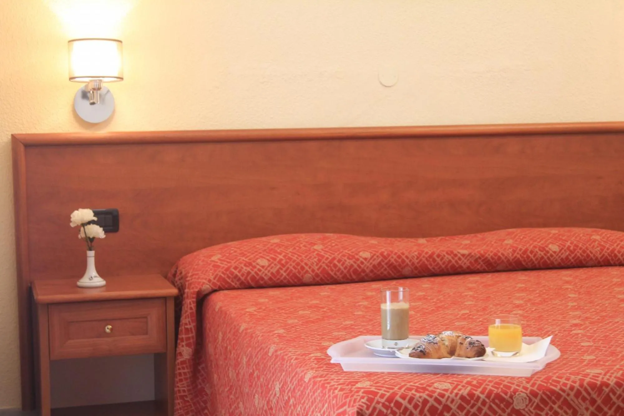 Bed in Hotel Miramare