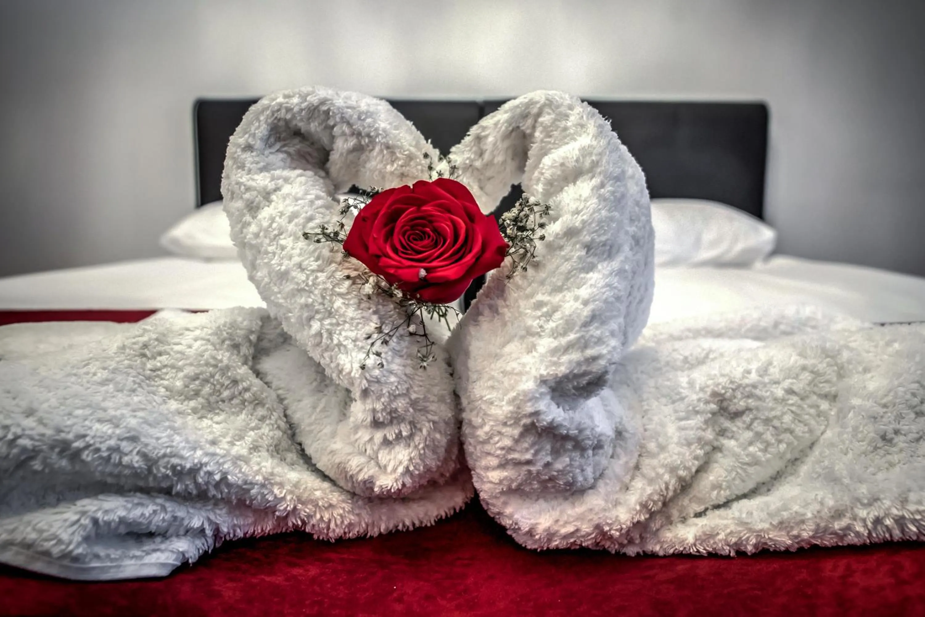 Decorative detail, Bed in Hotel Elisabeta