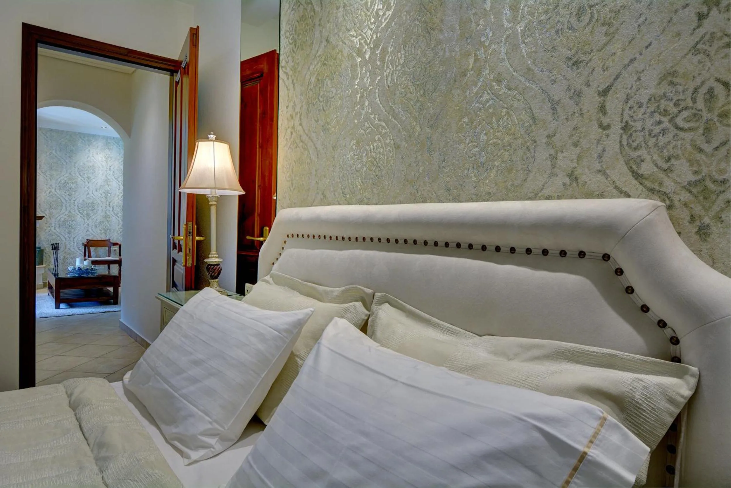 Bed in Iatrou Guesthouse