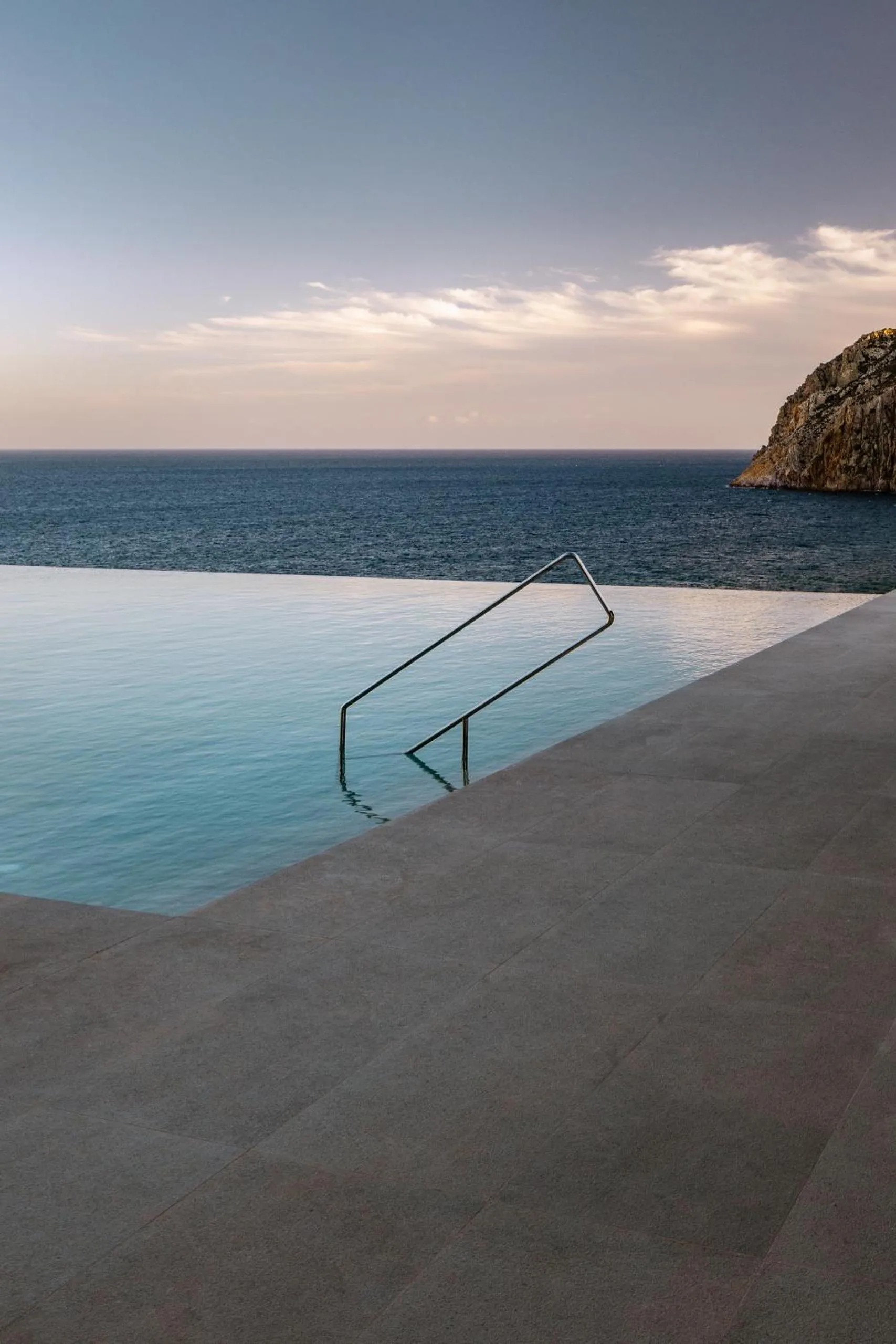 Swimming pool in Milos Cove