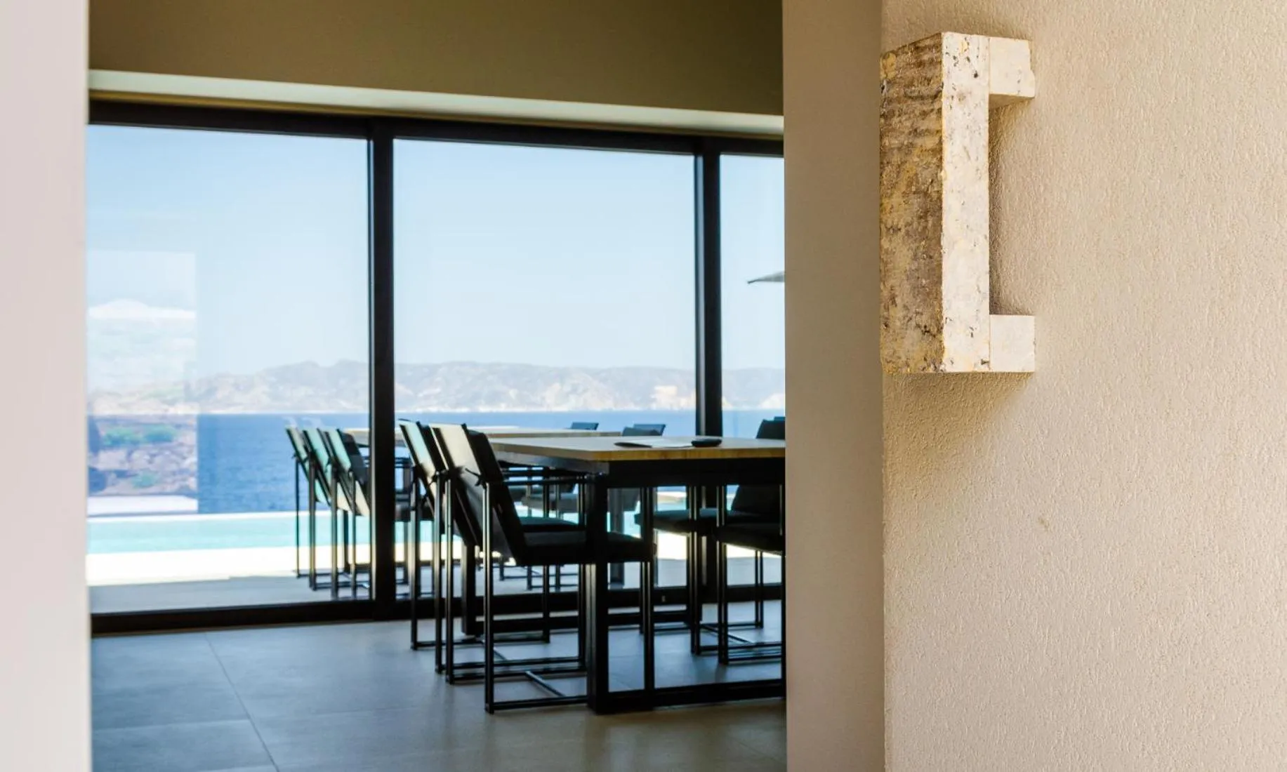 Decorative detail in Milos Cove