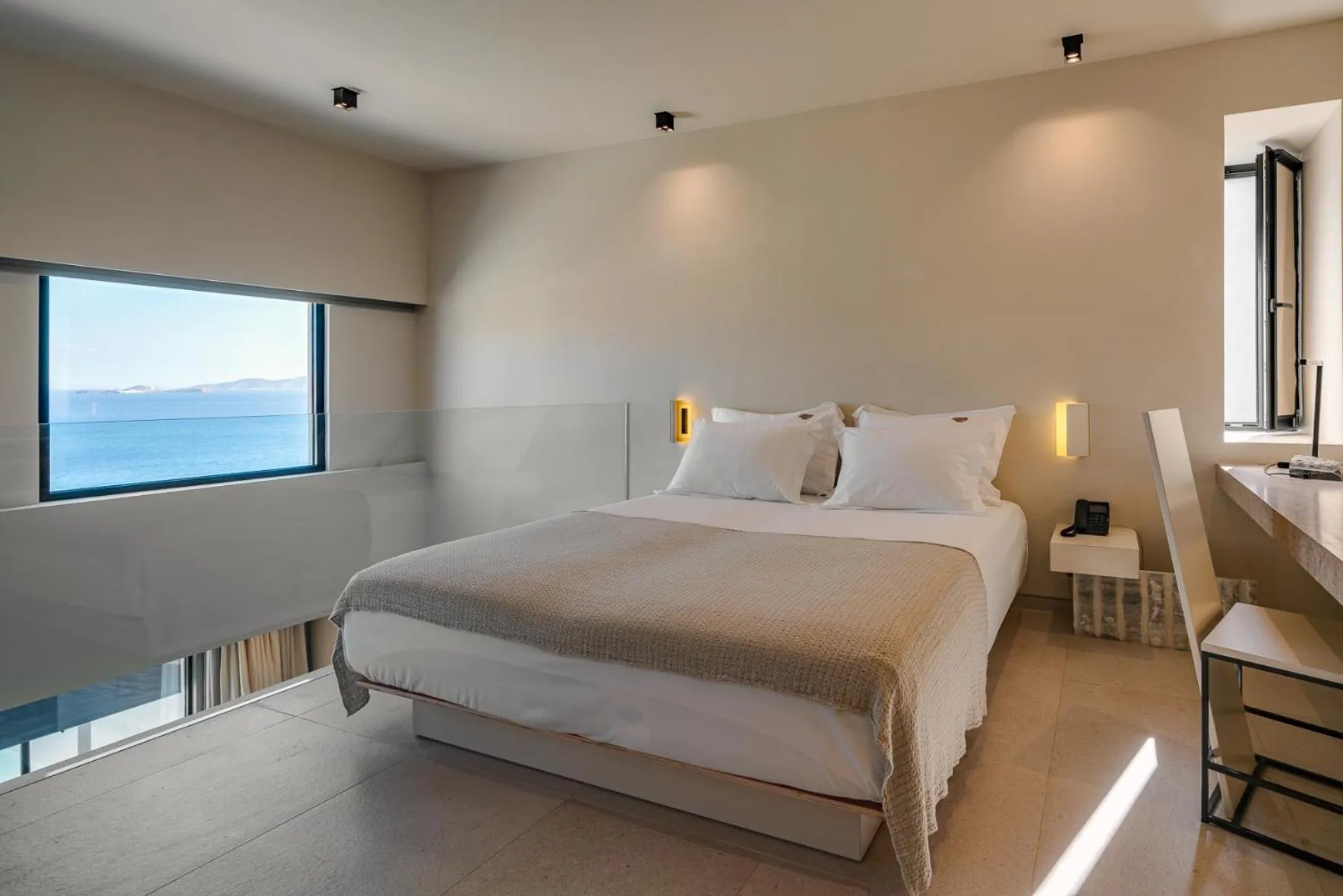 Bedroom, Bed in Milos Cove